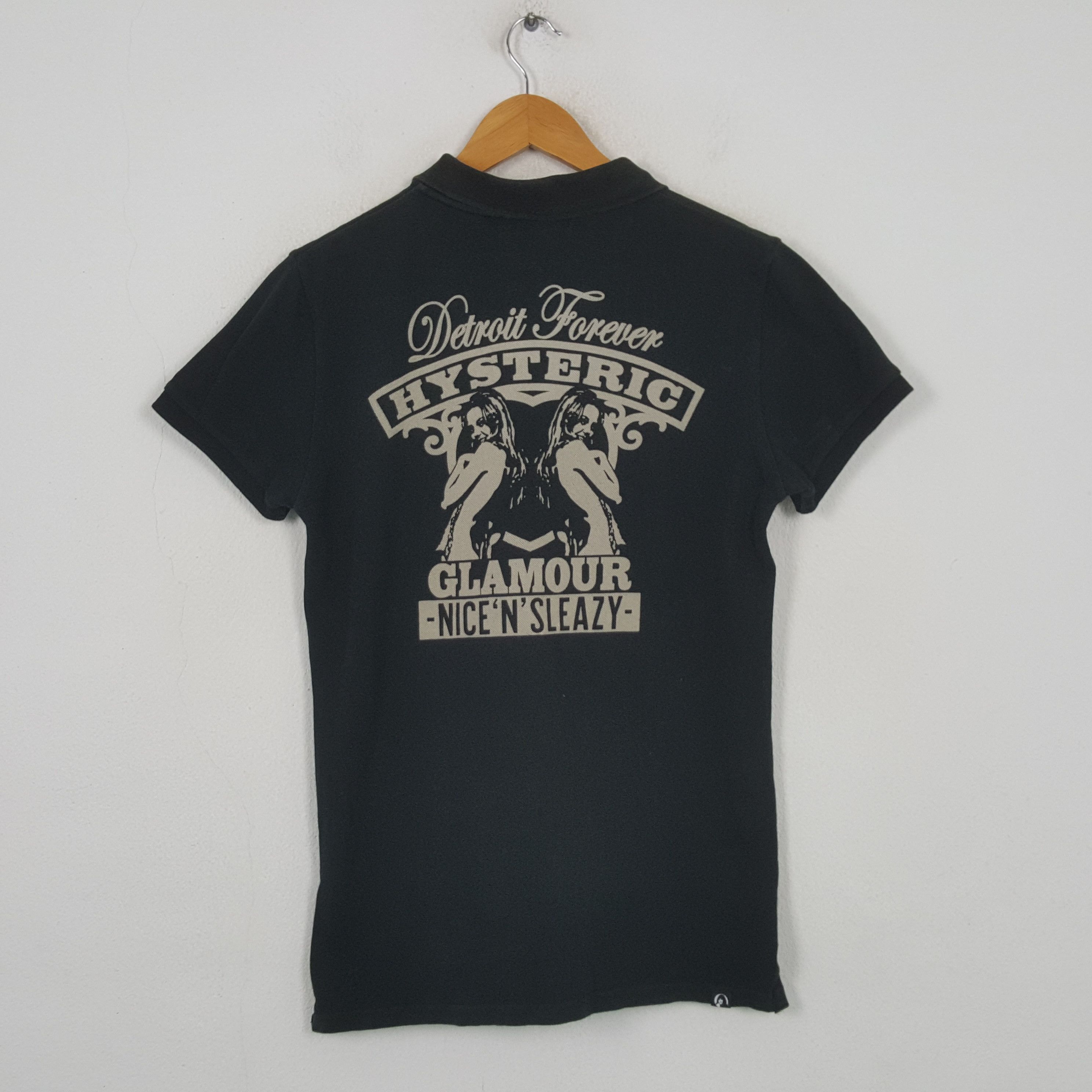 Hysteric Glamour Vintage Hyteric Glamour Japanese Brand Polo Shirt RR2 Size S / US 4 / IT 40 - 1 Thumbnail