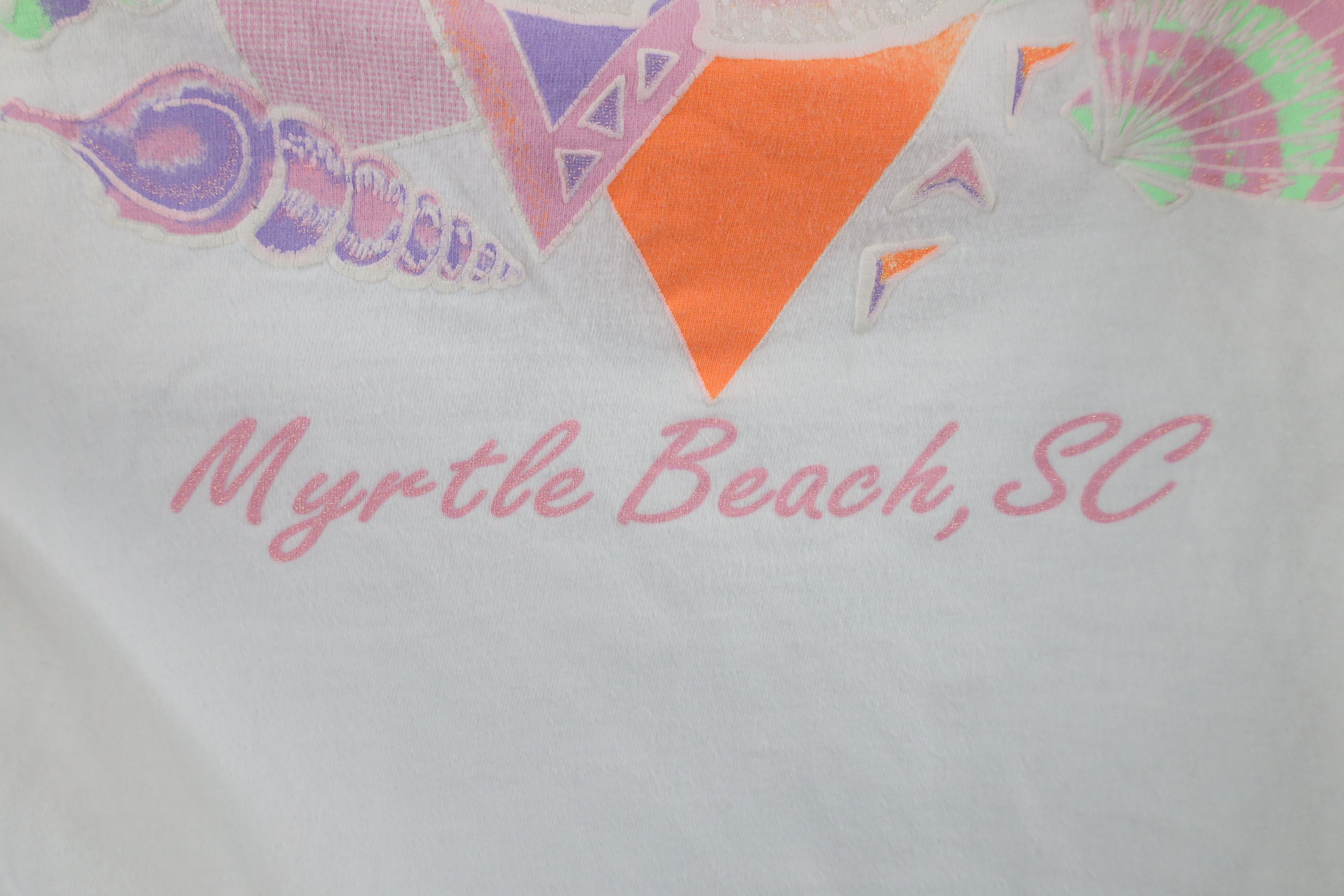 Vintage Vintage 90s Streetwear Sand Dollar Seashell T-Shirt USA Size XL / US 12-14 / IT 48-50 - 5 Thumbnail