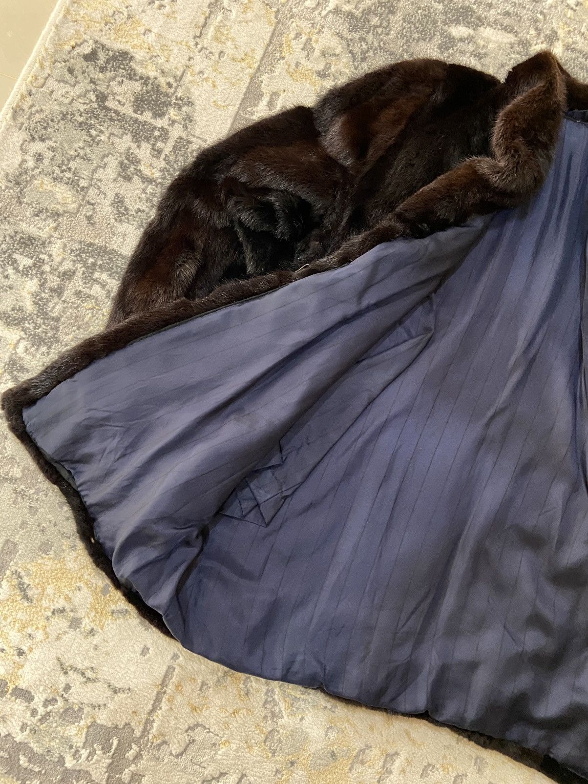Sagafurs VINTAGE SAGAFOX FUR BLACK MINK SAGA COAT Size L / US 10 / IT 46 - 6 Thumbnail
