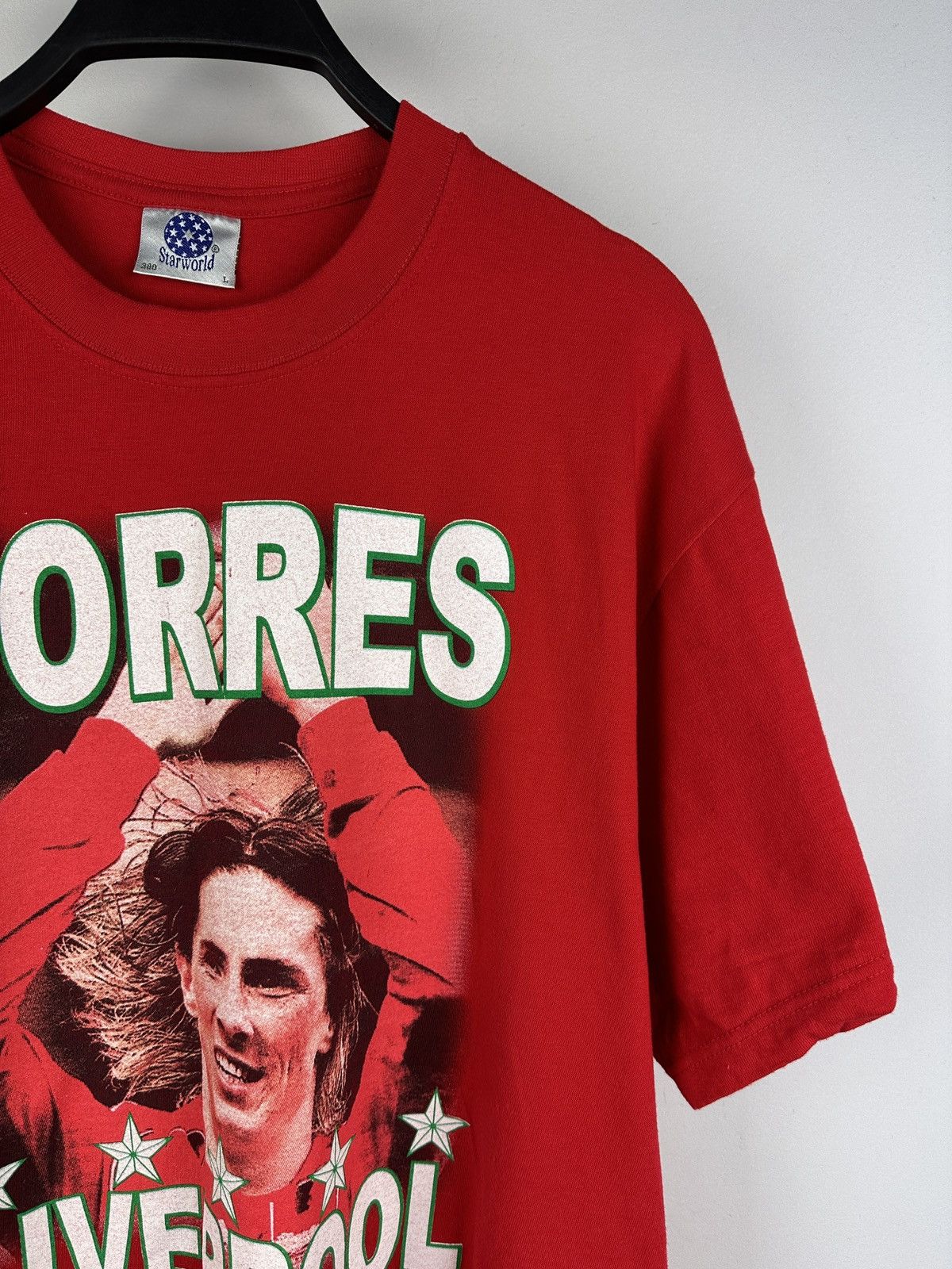 Vintage 9# Torres Liverpool Fan Soccer Football T-shirt Size US L / EU 52-54 / 3 - 3 Thumbnail