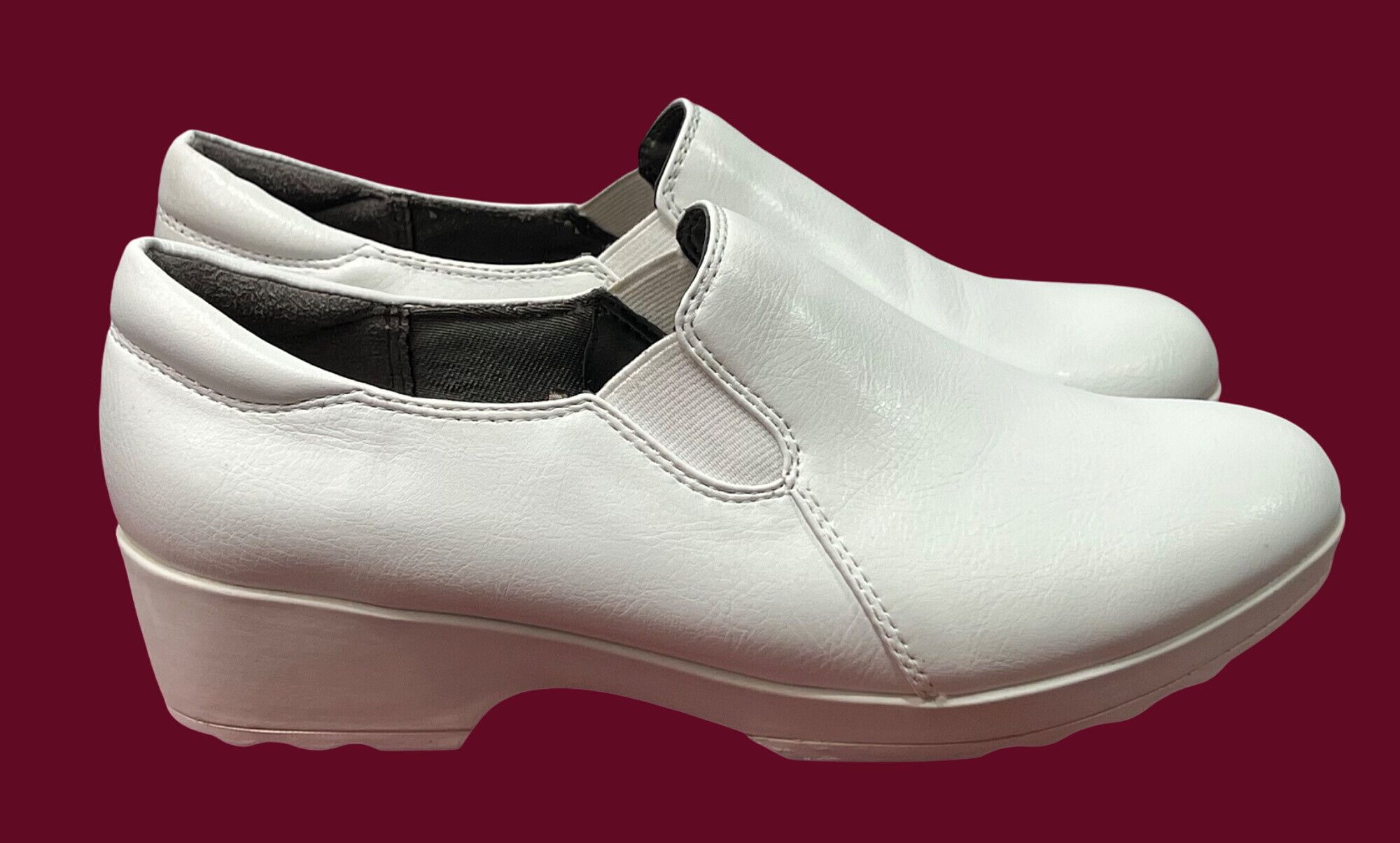 Other Life Stride WorkLife - Buzz White Loafer Women's Slip/Oil Re Size US 7.5 / IT 37.5 - 7 Thumbnail