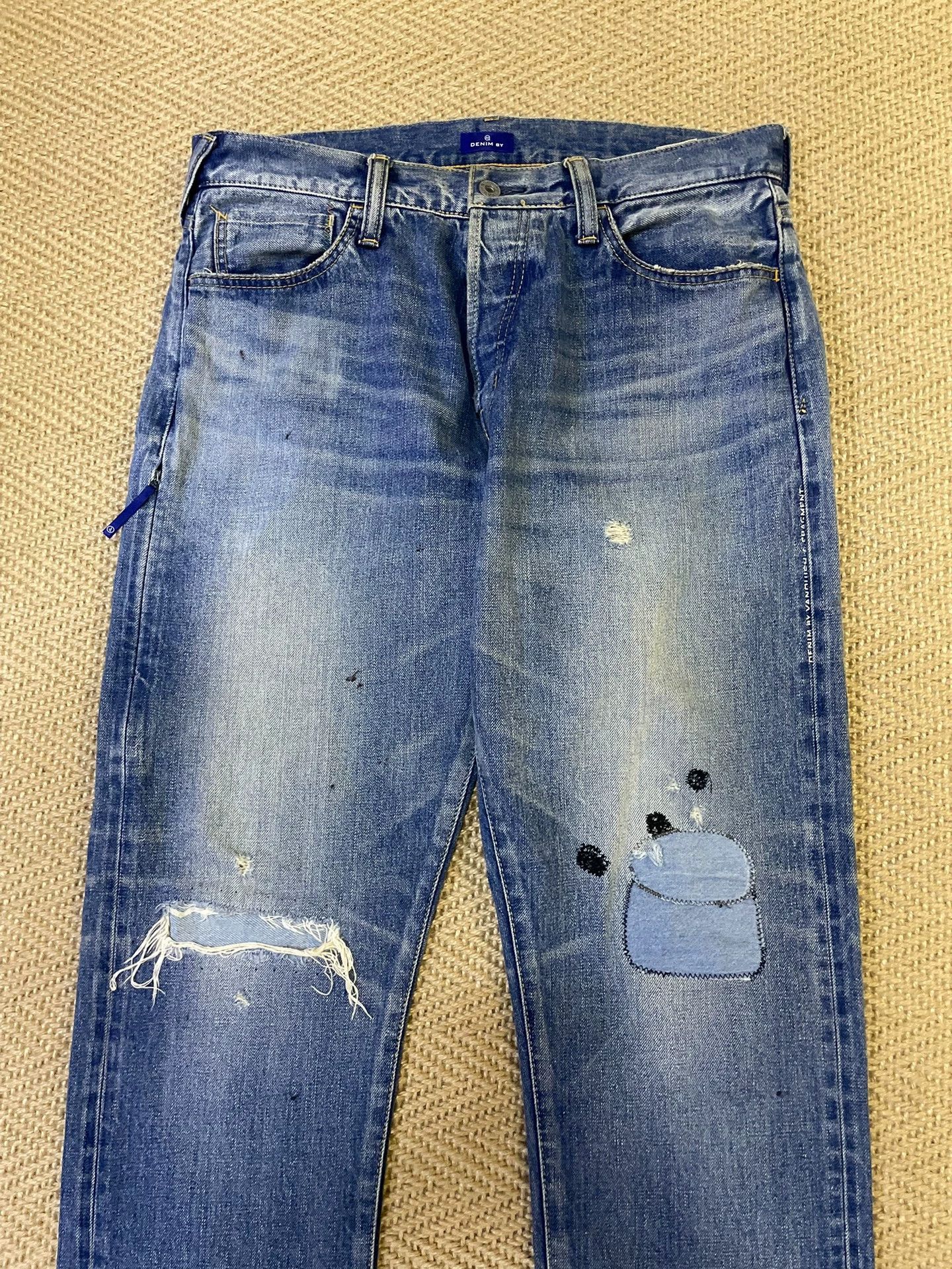 Fragment Design Fragment x Vanquish Denim Slash Oil Wash Distressed W32 Size US 32 / EU 48 - 3 Thumbnail