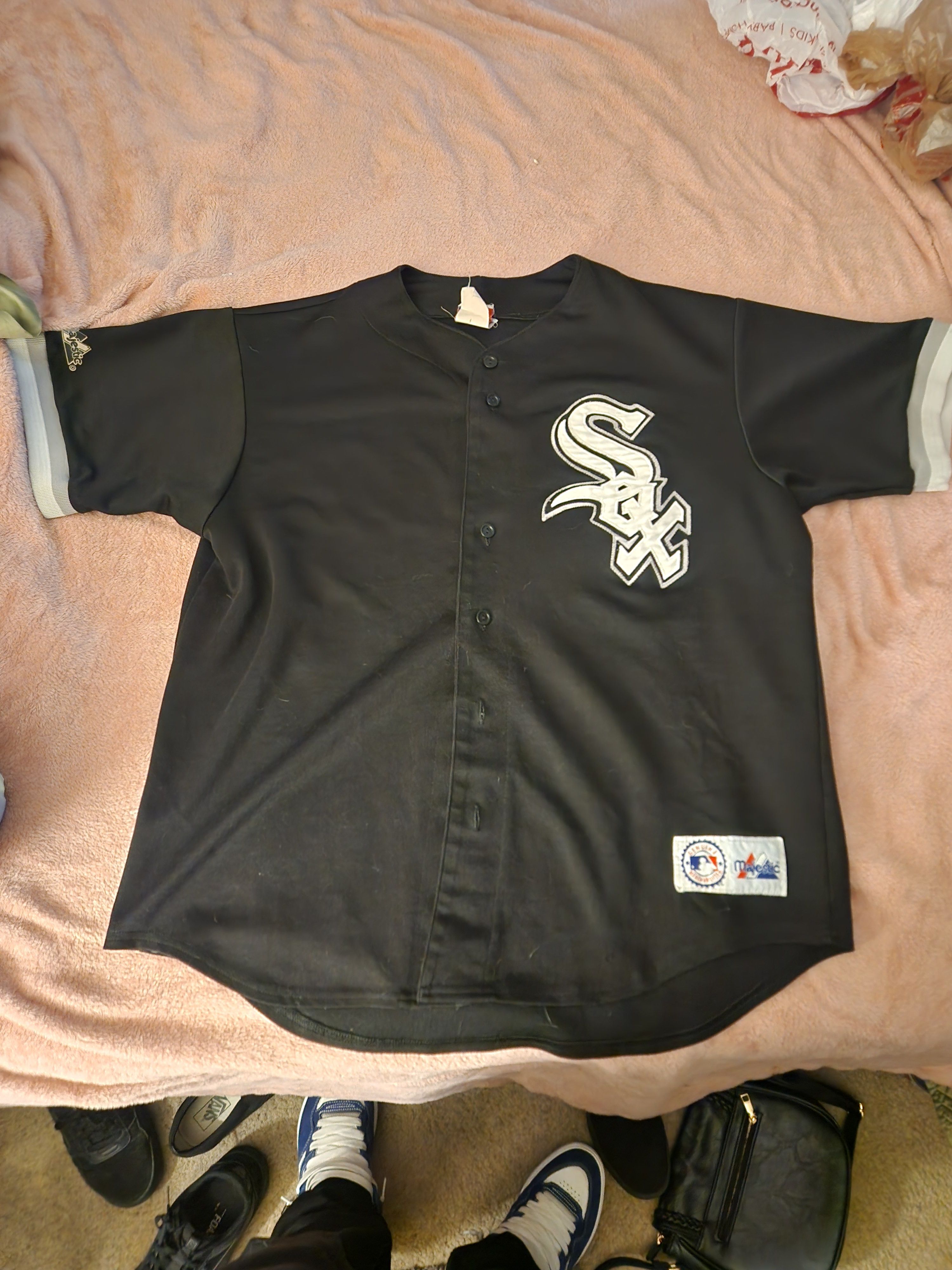 Majestic Vintage 90's White Sox jersey Size US L / EU 52-54 / 3 - 1 Preview