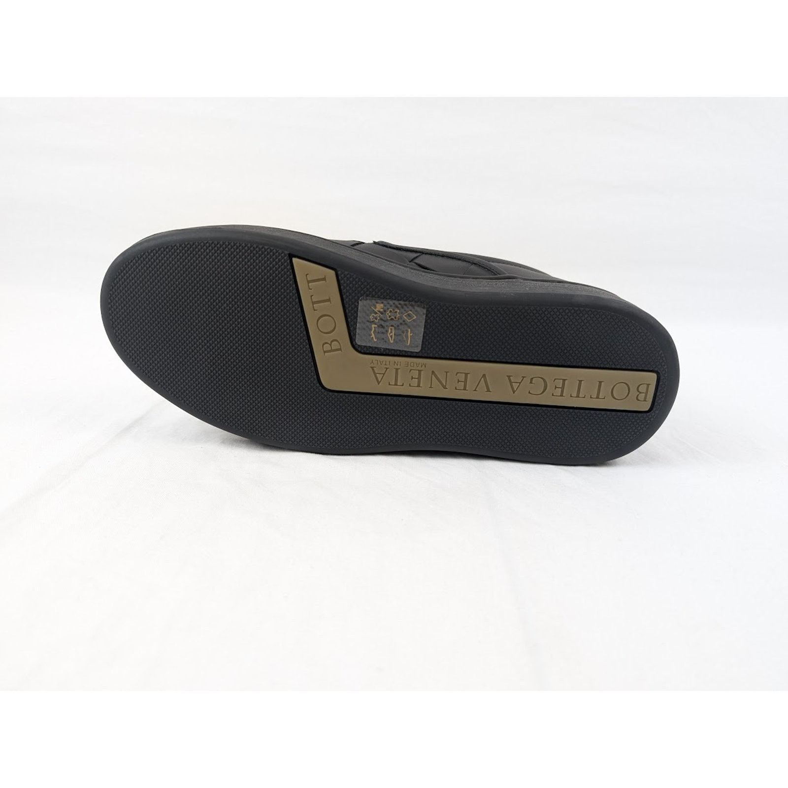Bottega Veneta o1rshd1 Bolt Calf Intrecciato Sneakers in Nero Size US 7.5 / EU 40-41 - 10 Thumbnail