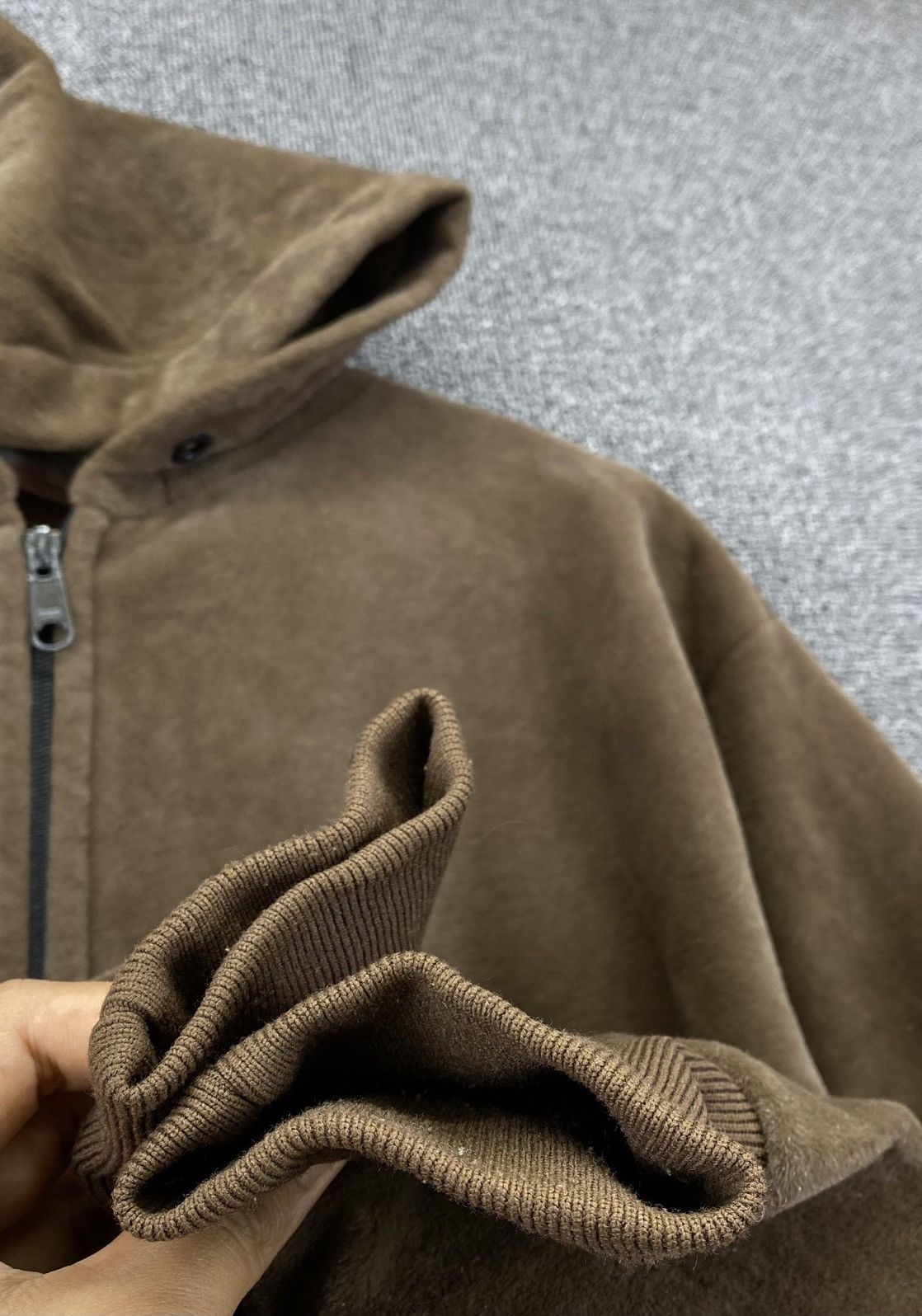 Carhartt Vintage 1990s Carhartt Fleece Faux Fur Zip Up Hoodie Jacket Size US M / EU 48-50 / 2 - 12 Thumbnail