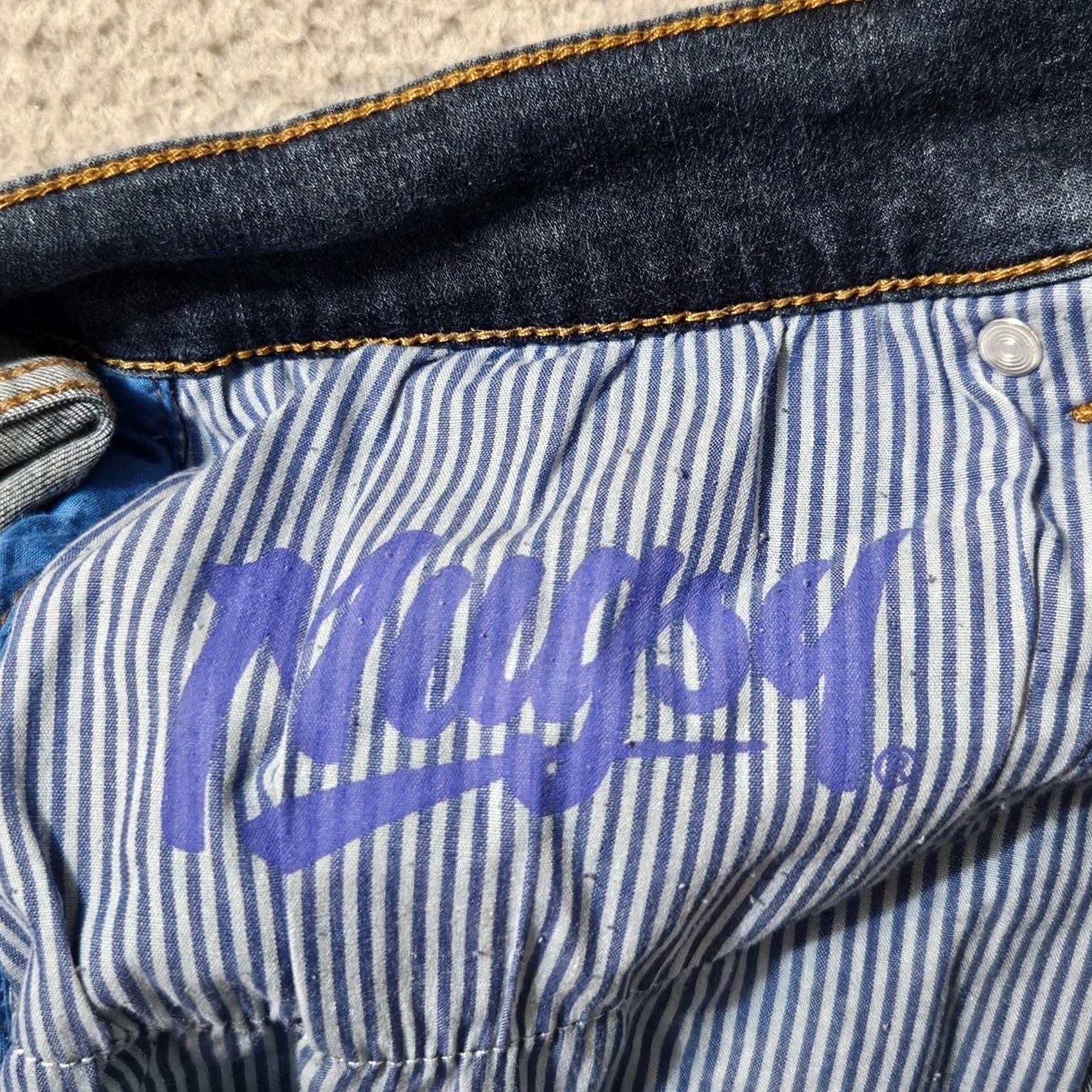 Vintage Mugsy Jeans Mugsy Stretch Jeans Blue Dark Wash Straight Leg Men's 42 x 30 Jeans Shirt? Size US 42 / EU 58 - 3 Thumbnail