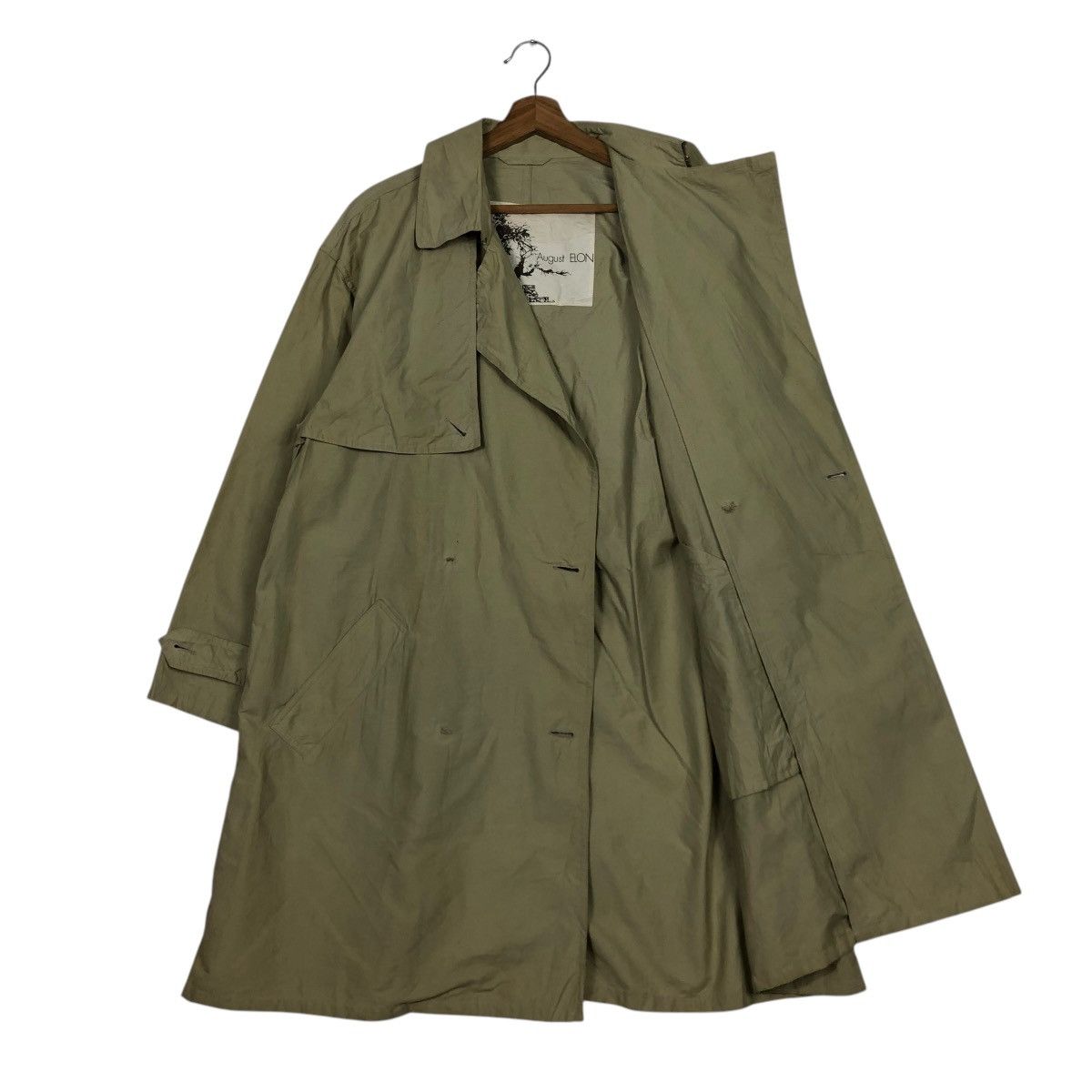 Japanese Brand VINTAGE CHORE JACKET DOUBLE BREAST AUGUST ELON ISSEY MIYAKE Size US M / EU 48-50 / 2 - 14 Thumbnail