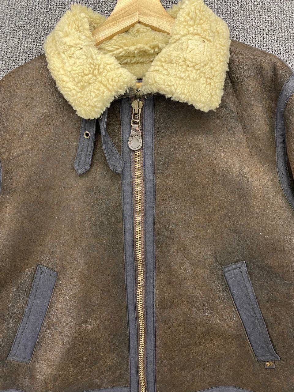 Alpha Industries Vintage Alpha Industries Rare Sherpa Shearling B 3 Jacket Size US L / EU 52-54 / 3 - 11 Thumbnail