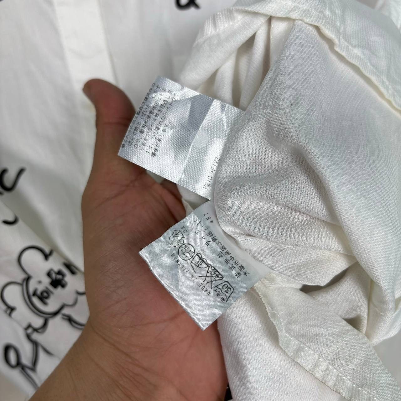 Jean Charles De Castelbajac Castelbajac +2 Nature Handwriting Print Shirt Vintage 90s Size L / US 10 / IT 46 - 7 Thumbnail