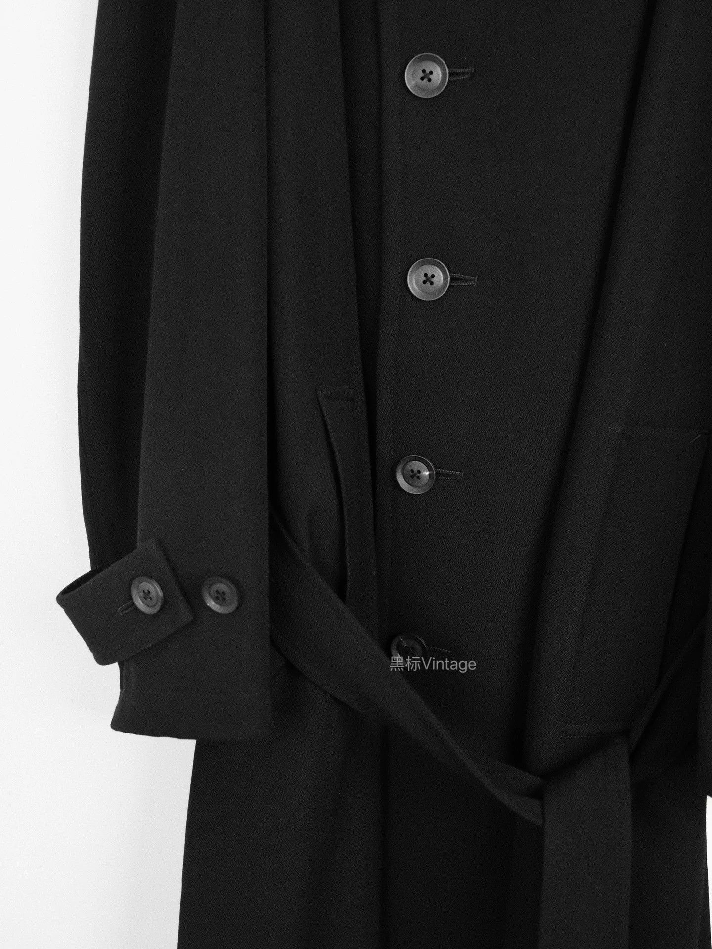 Yohji Yamamoto Yohji Yamamoto 25AW Vintage Army Tie-Waist Trench Coat Size US S / EU 44-46 / 1 - 5 Thumbnail