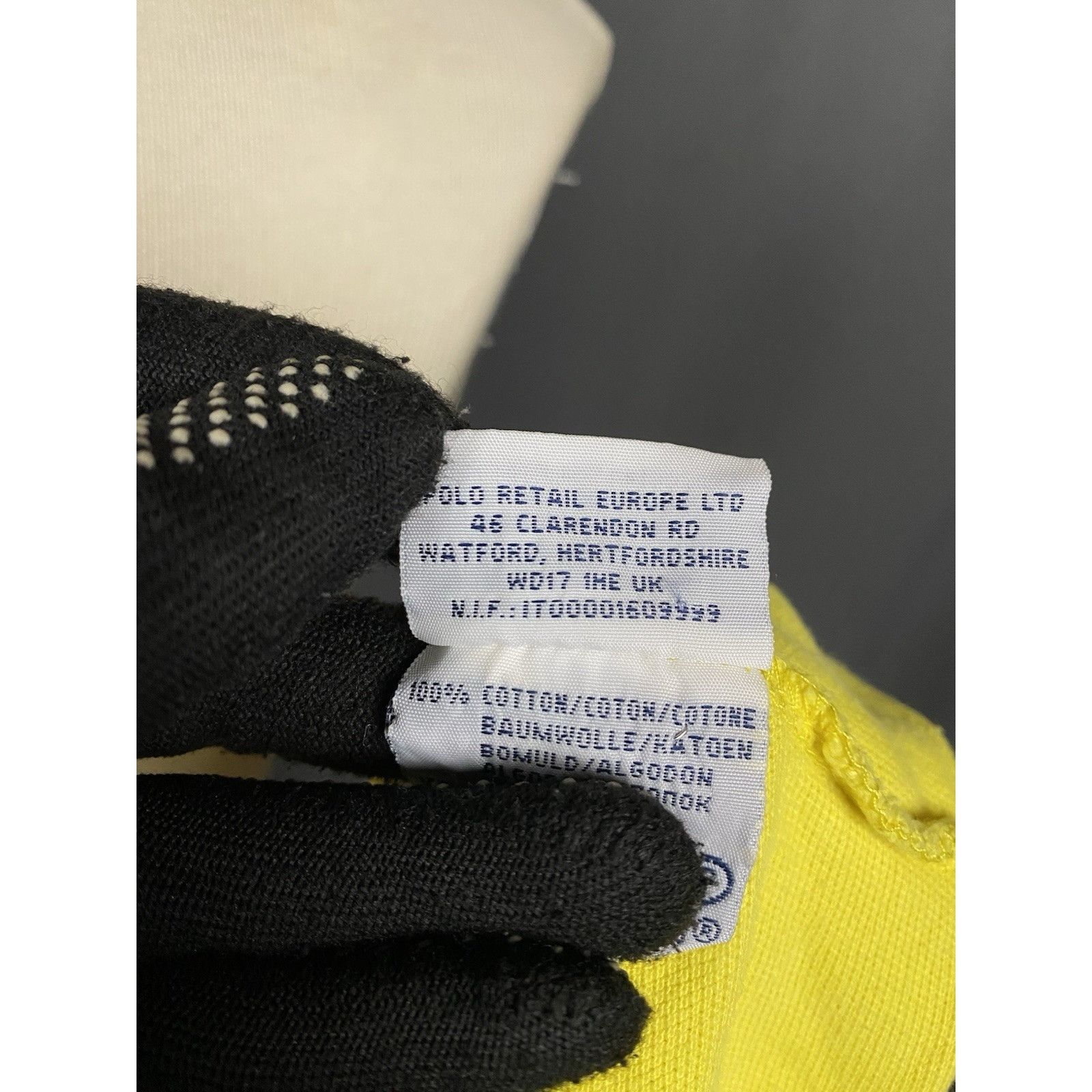 Ralph Lauren Polo by Ralph Lauren Vintage Men's Yellow Polo T-Shirt Size Size US L / EU 52-54 / 3 - 13 Thumbnail