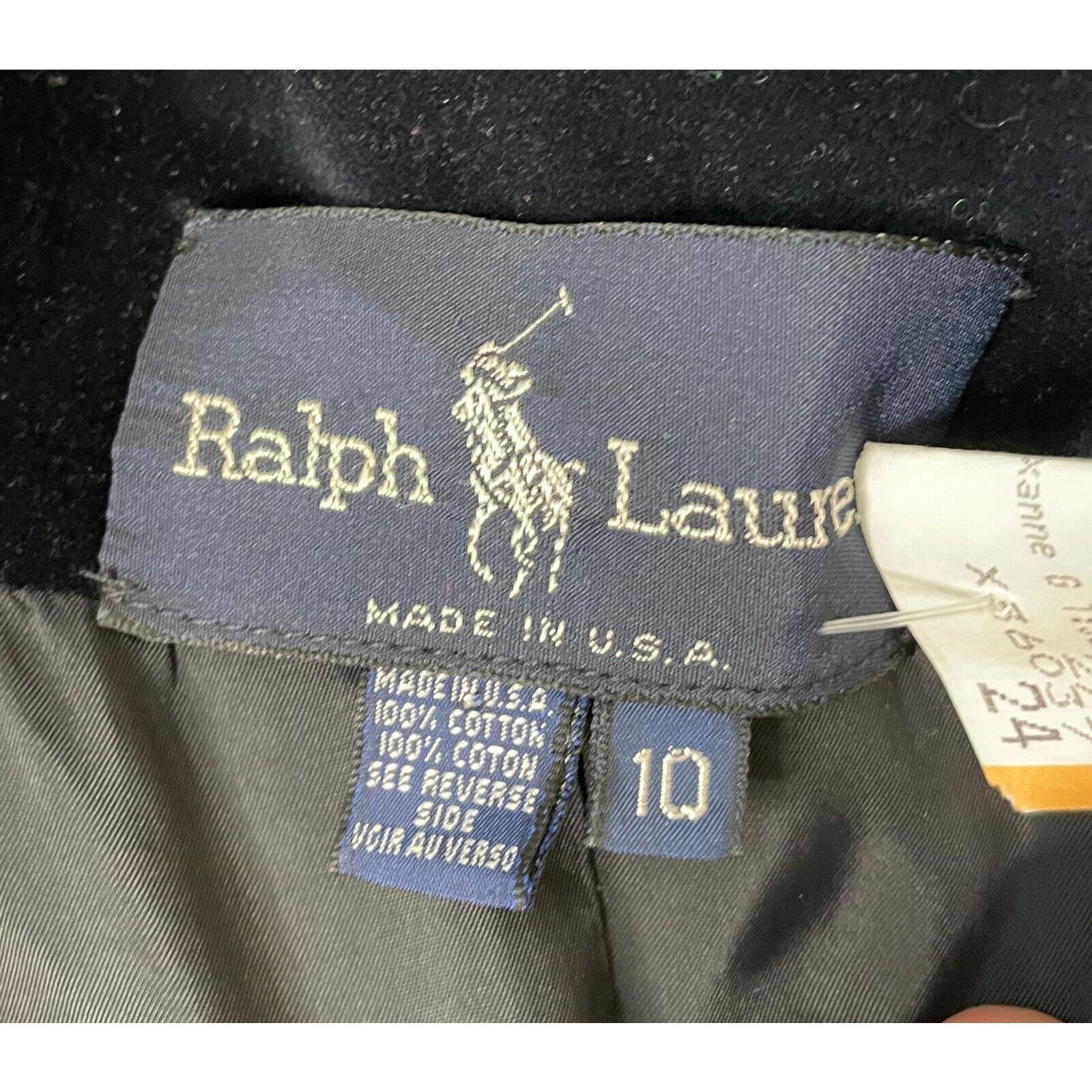 Ralph Lauren Ralph Lauren Blue Velvet Fox Crest Blazer Jacket Womens 10 Size L / US 10 / IT 46 - 10 Thumbnail