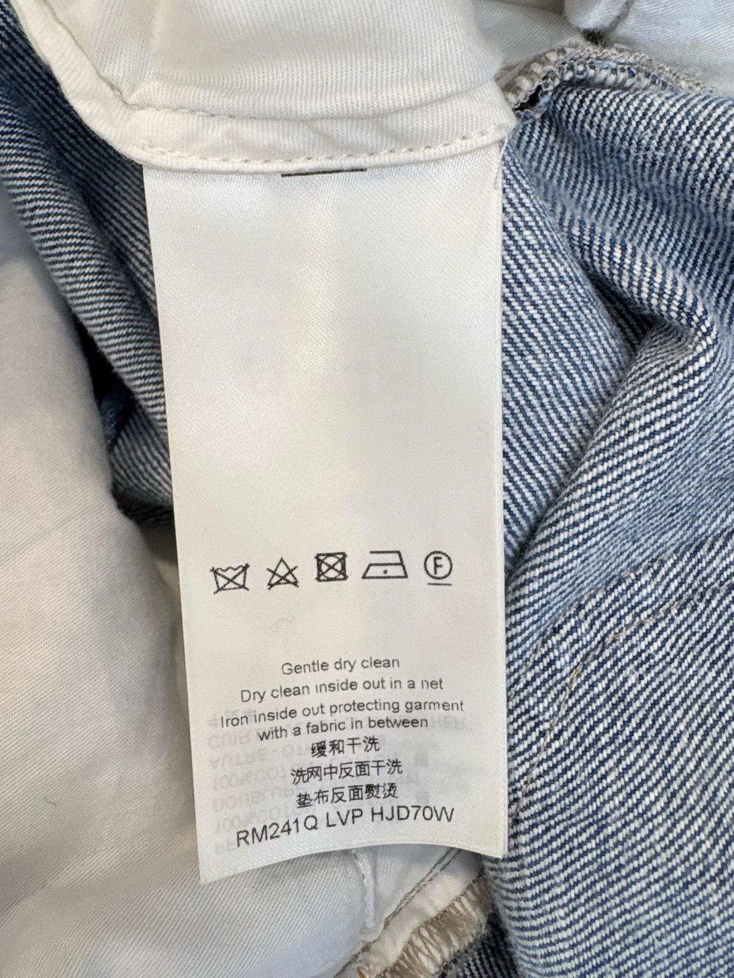 Louis Vuitton LOUIS VUITTON Washed Blue Back Logo Jeans K1 Size US 38 / EU 54 - 5 Thumbnail