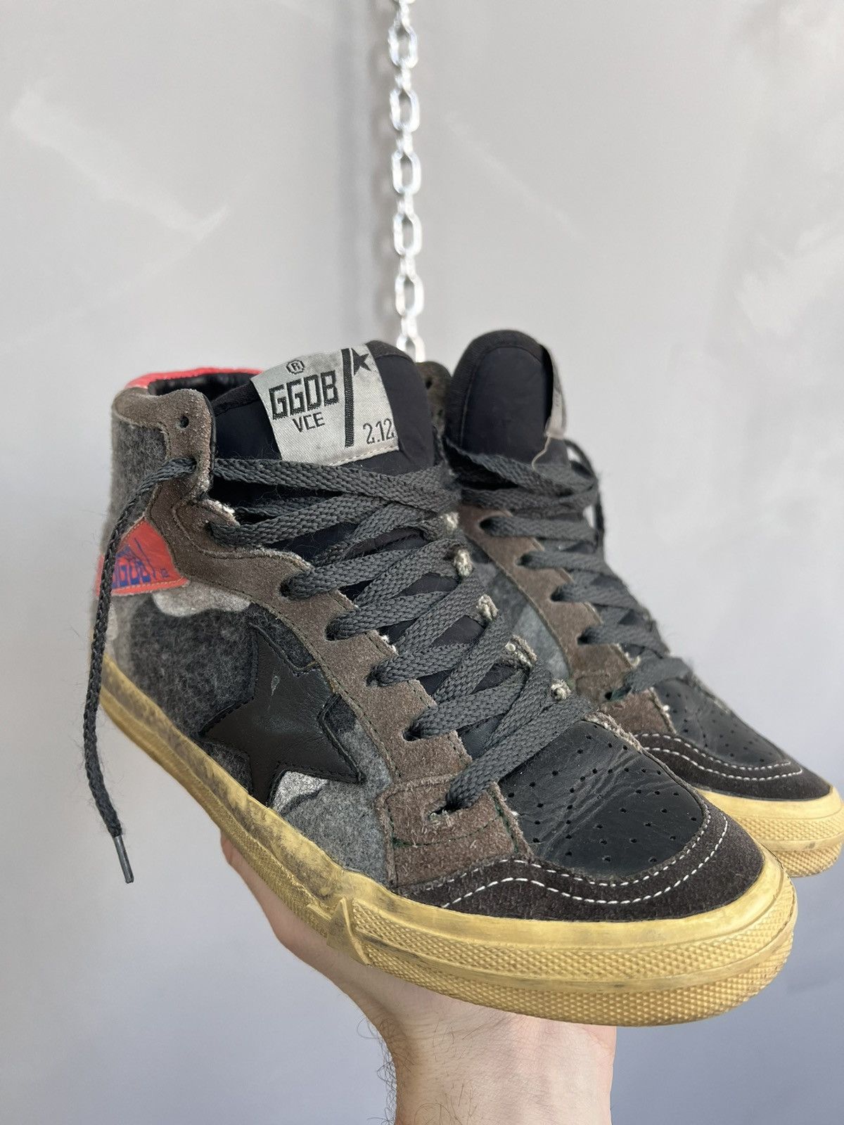 Designer × Golden Goose Golden Goose HIGH Star Sneaker 2.12 shoes Size US 6 / IT 36 - 3 Thumbnail