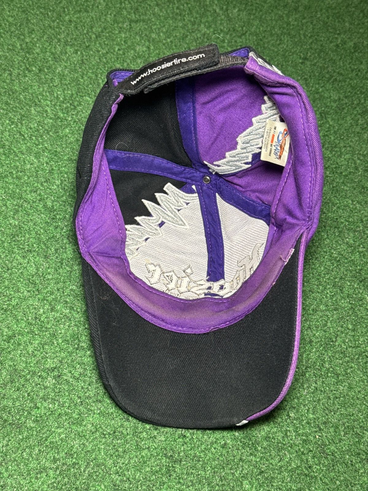 Vintage 90s Hoosier Racing Shockwave Sharktooth Rare Strapback Hat Size ONE SIZE - 5 Thumbnail
