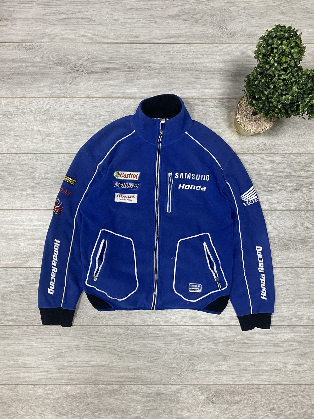 Samsung Samsung Honda vintage fleece zip Size US M / EU 48-50 / 2 - 2 Thumbnail