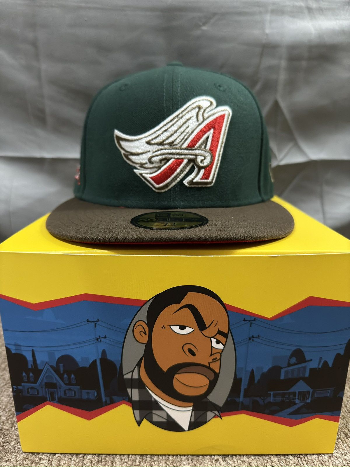 Hat Club × New Era Hard to find Angels fitted size 7 1/8 Size ONE SIZE - 1 Thumbnail