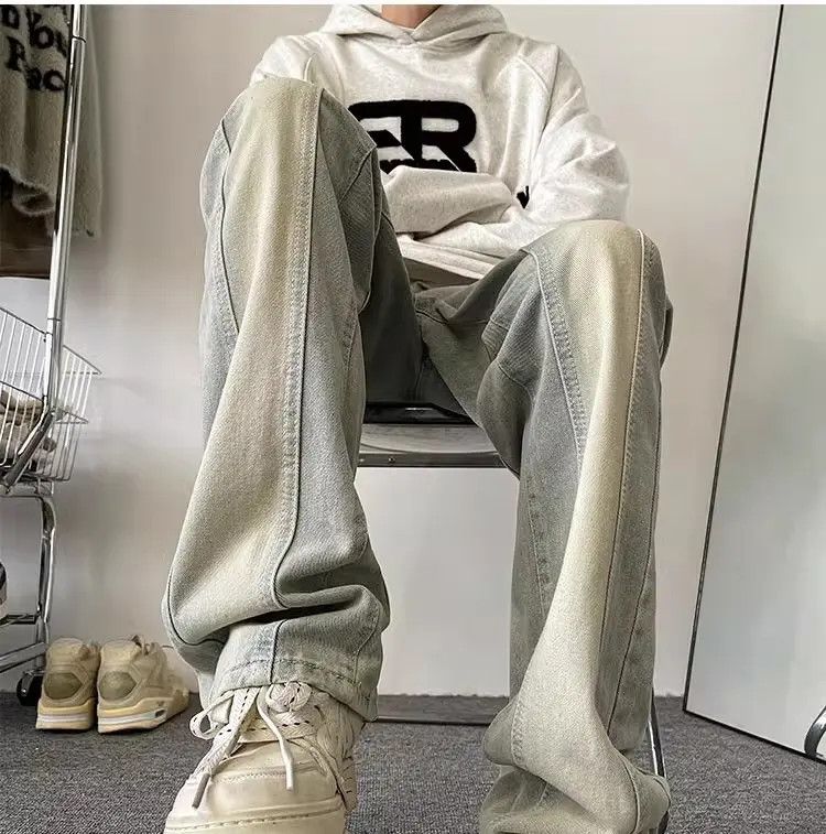 Japanese Brand Retro straight leg casual jeans Size US 30 / EU 46 - 4 Thumbnail