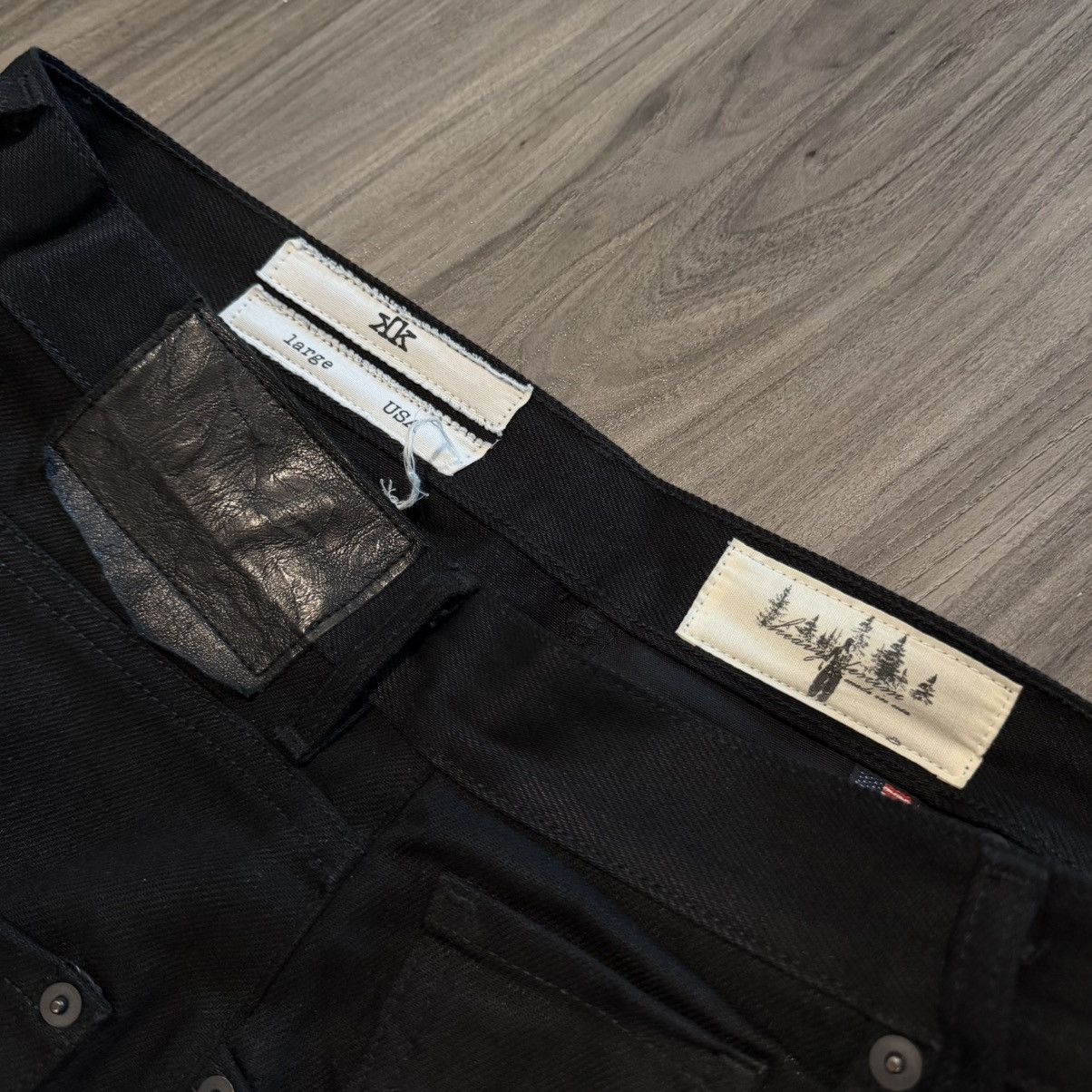 K-Two Studios Ktwo Studios Black Heavy Selvedge v2 Size US 34 / EU 50 - 5 Thumbnail
