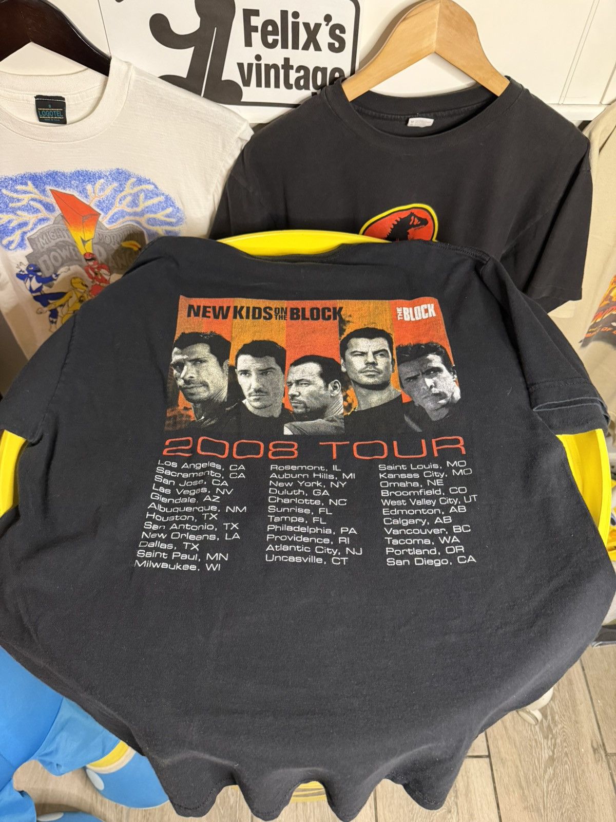 Vintage 2008 new kids on the Block band T-shirt Size US M / EU 48-50 / 2 - 2 Thumbnail