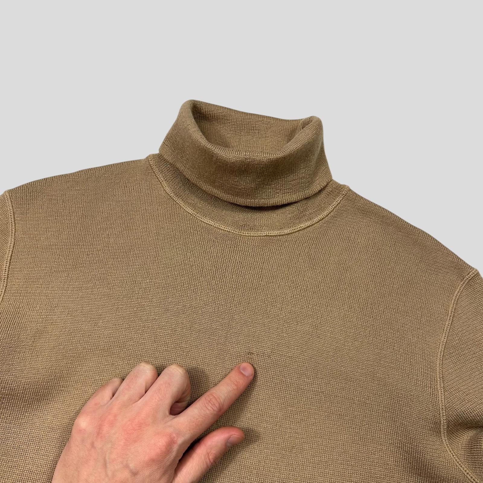 Prada Prada Sport 00’s Ventilated Roll-neck Camel Knit Jumper IT48 Size US M / EU 48-50 / 2 - 5 Thumbnail
