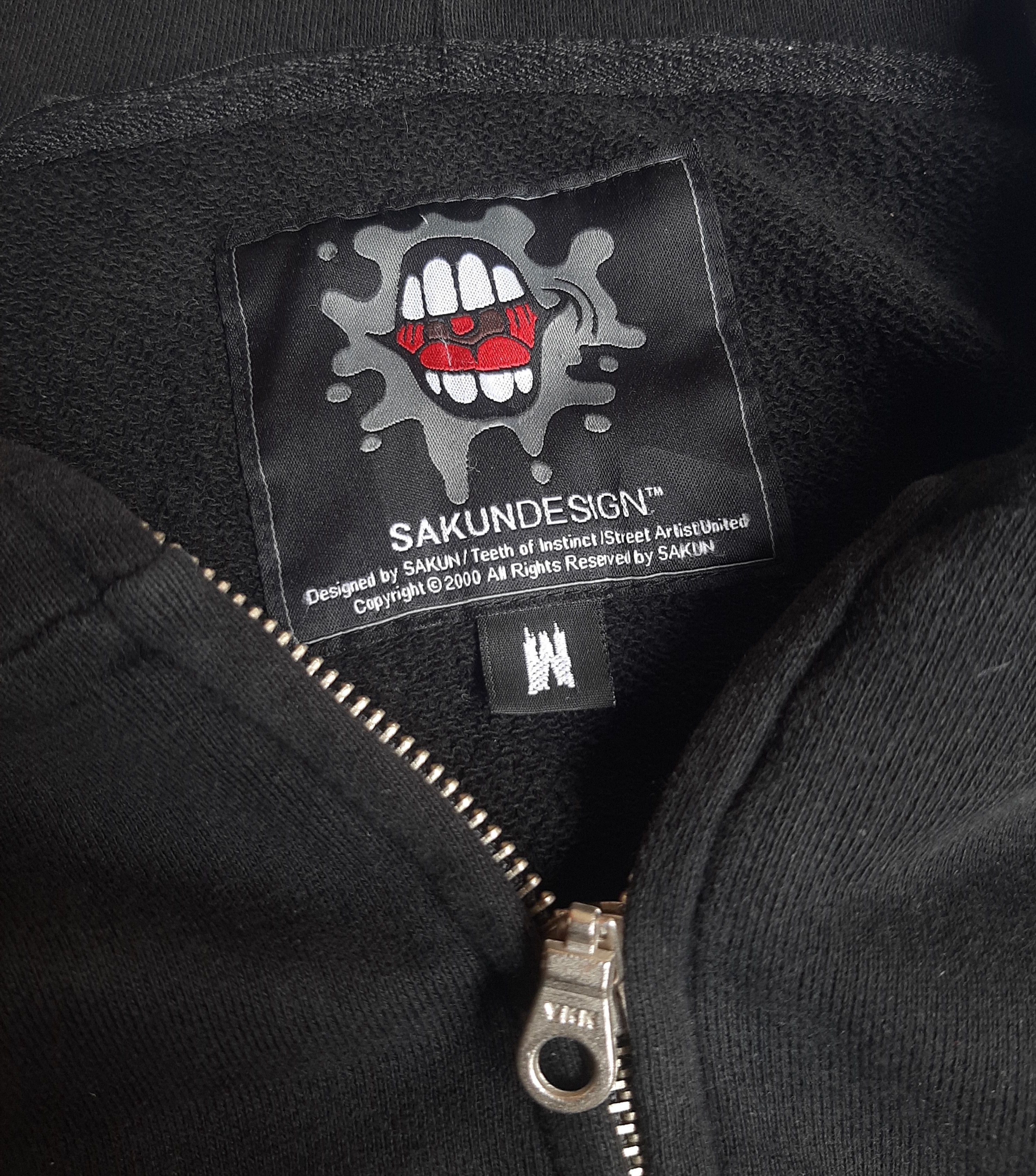 Japanese Brand Sakun Design Hoodie Full zipper Rare Size US M / EU 48-50 / 2 - 2 Thumbnail