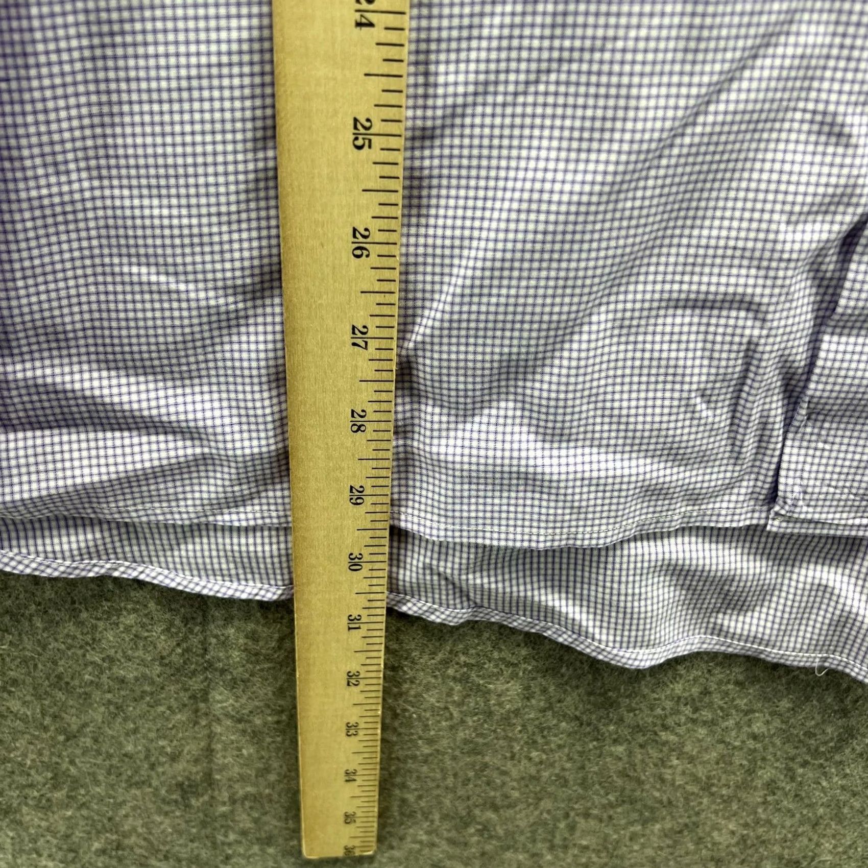 Eton VINTAGE Eton Shirt Men 17.5/44 Purple Check Button-Down Casual Preppy Classic Shirt Mens Size US XXL / EU 58 / 5 - 4 Thumbnail