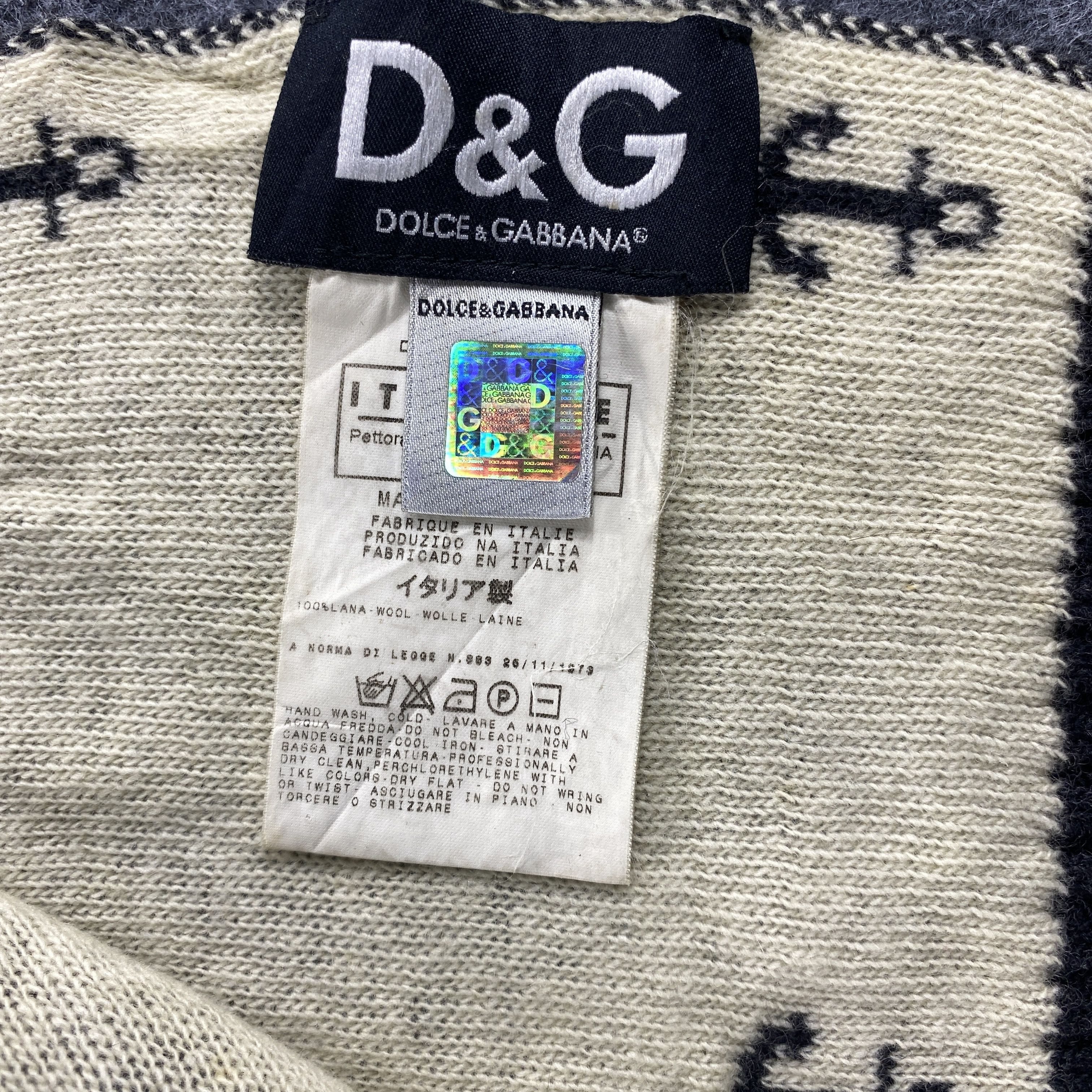 Dolce & Gabbana × Vintage Dolce & Gabbana Scarf # Muffler # Neckwear # D496 Size ONE SIZE - 2 Thumbnail
