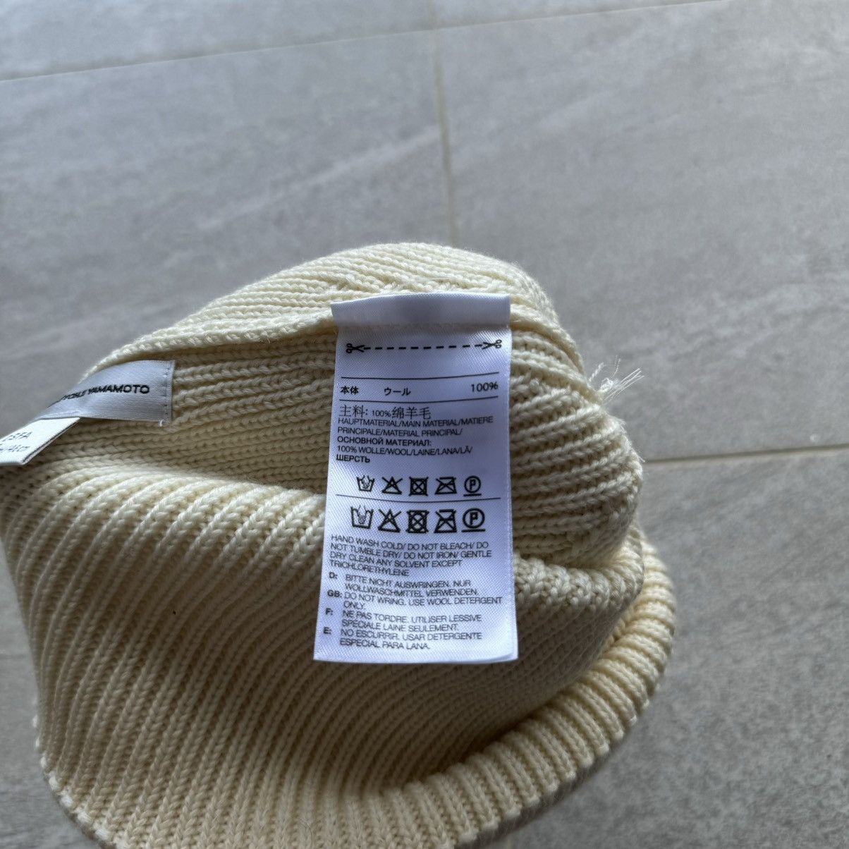 YOHJI YAMAMOTO ADIDAS Y-3 beanie hat