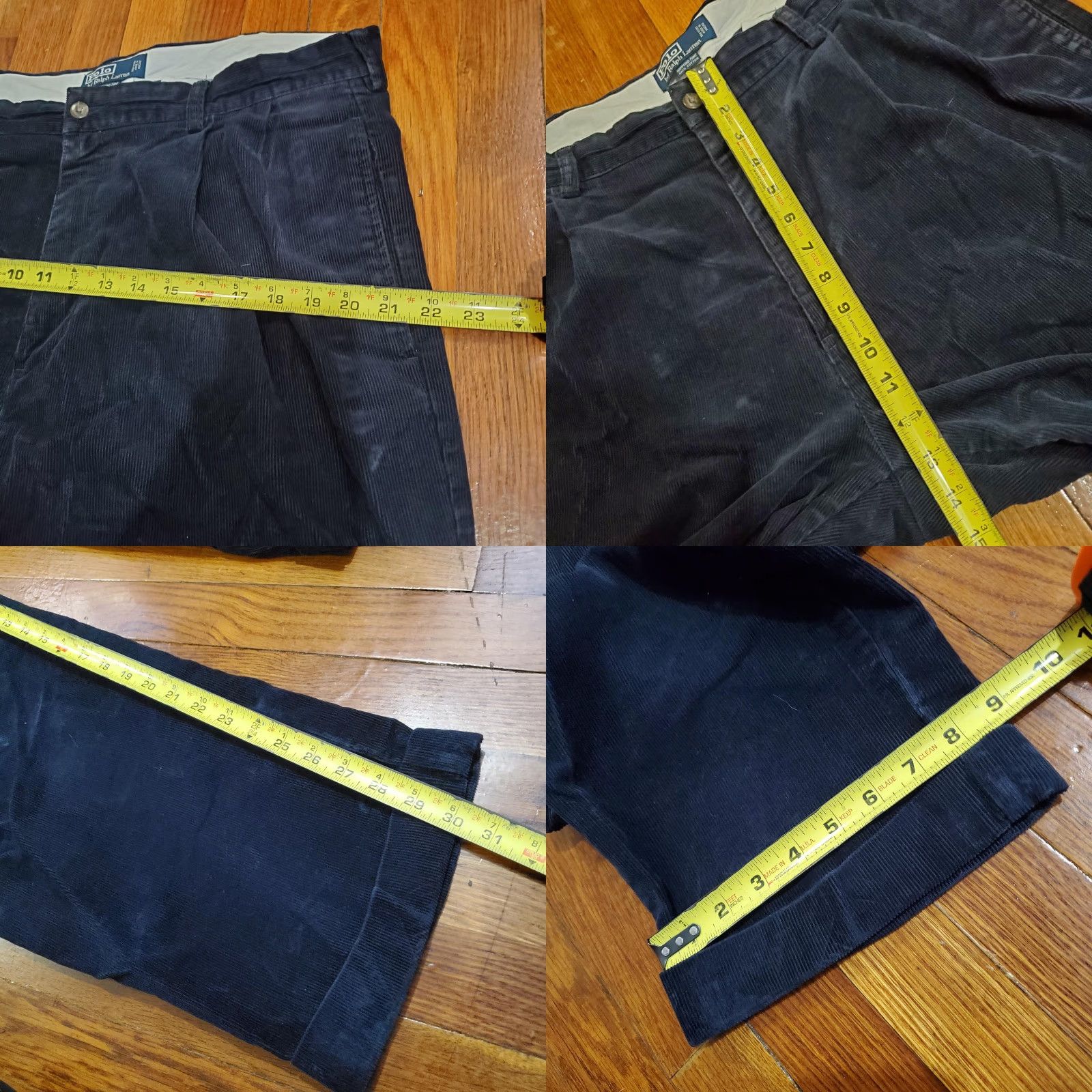 Polo Ralph Lauren Polo Ralph Lauren Pants Mens 36x30 Navy Blue Corduroy Classic Casual Hammond Size US XS / EU 42 / 0 - 8 Thumbnail