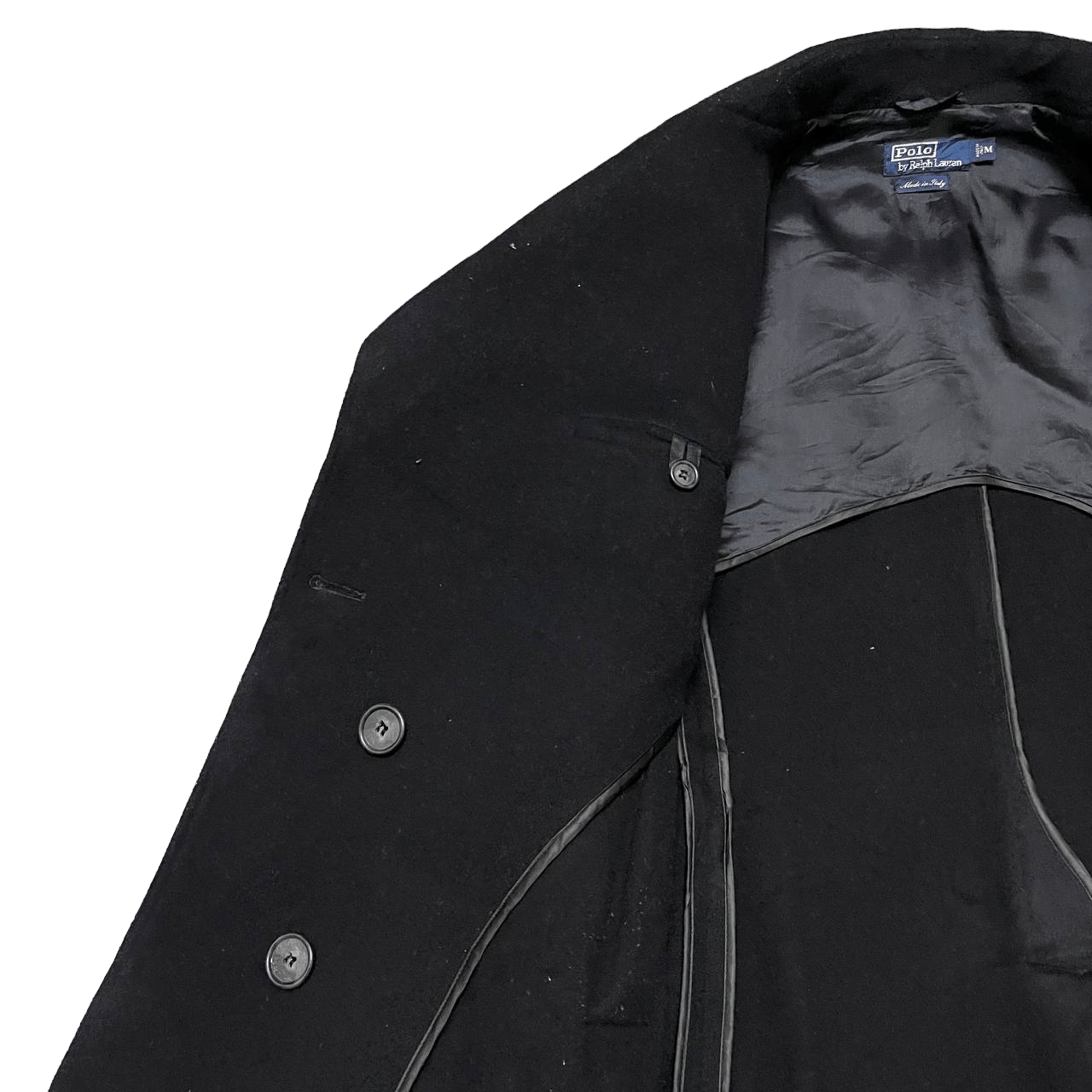 Polo Ralph Lauren Vintage Polo Ralph Lauren Wool Peacoat Double Breasted Size US M / EU 48-50 / 2 - 8 Thumbnail