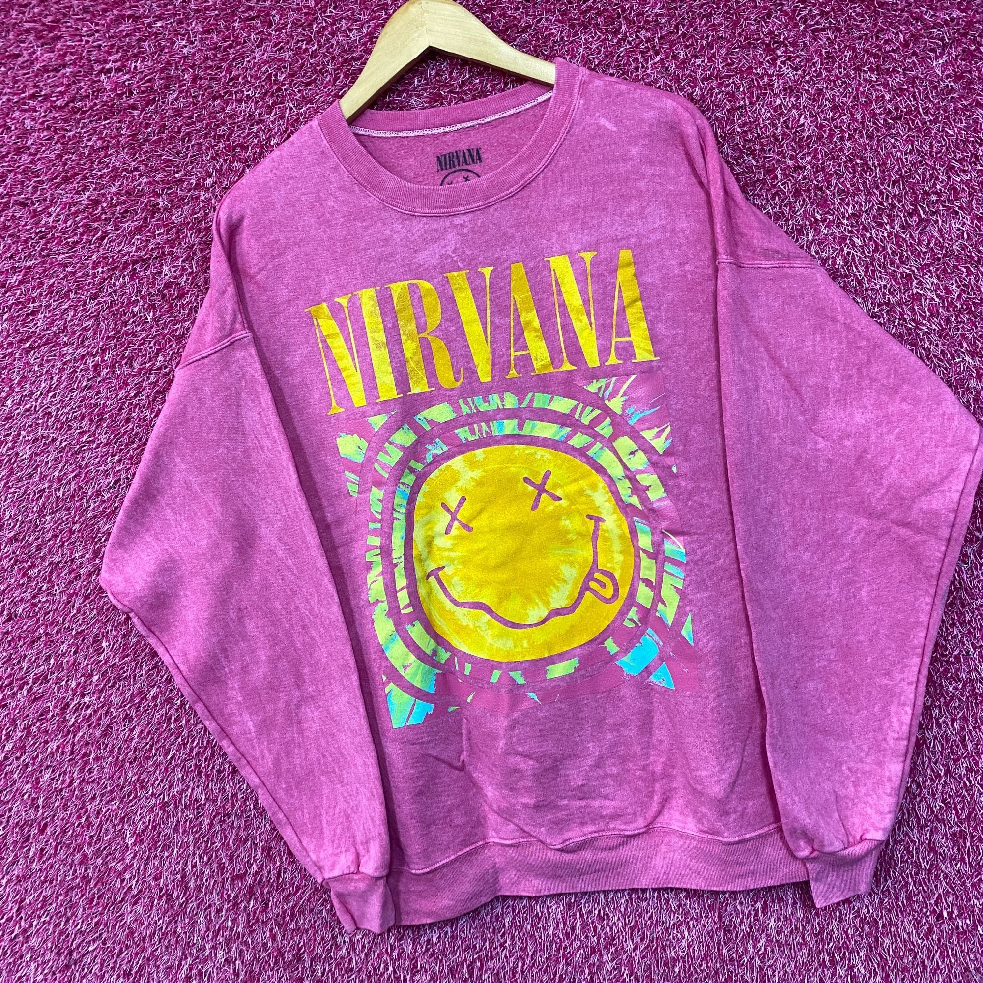 Nirvana Nirvana Nevermind Crewneck Pink Sweater size XL Size US XL / EU 56 / 4 - 3 Thumbnail