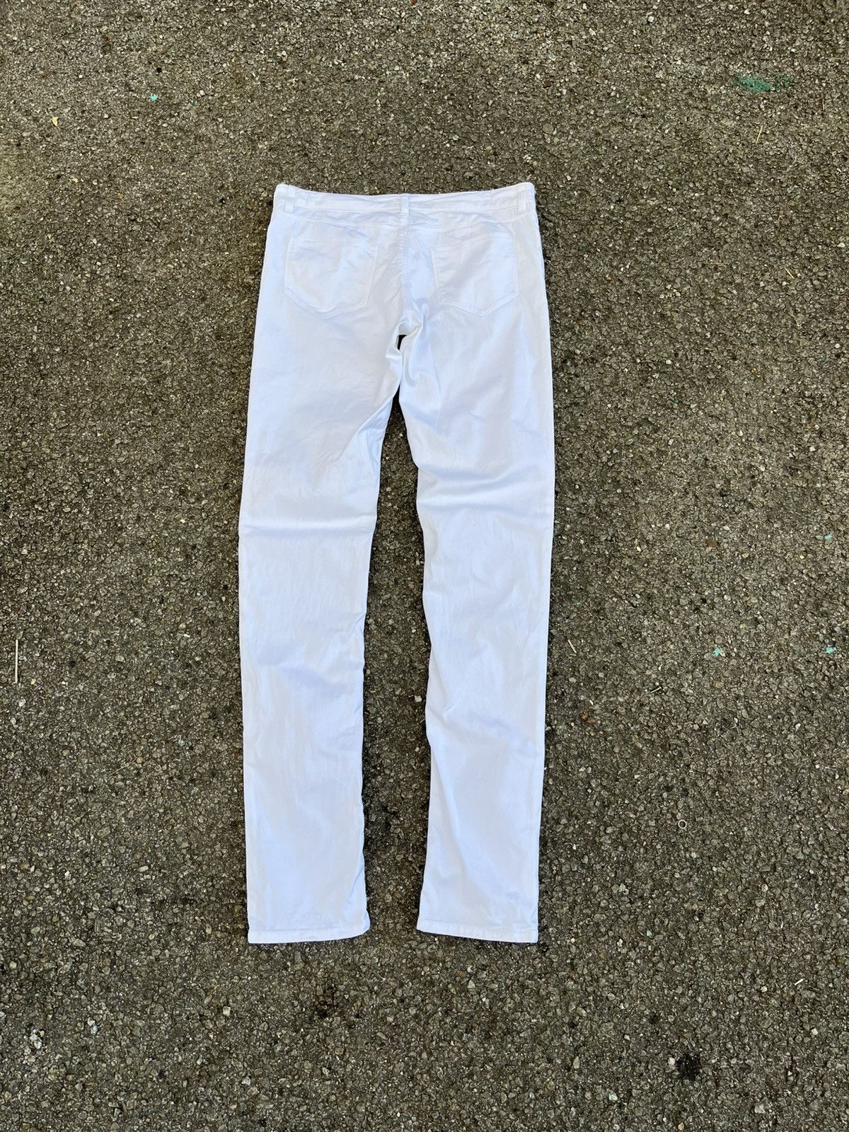 Prada PRADA CONTOUR FIT SLIM DENIM WHITE PANTS Size US 29 - 13 Thumbnail