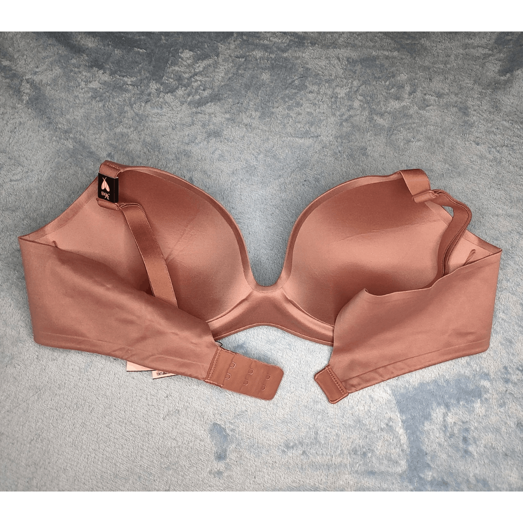 Victoria's Secret VICTORIAS SECRET Lightly Lined Semi Demi 36B Brown Bra NEW Size ONE SIZE - 5 Thumbnail