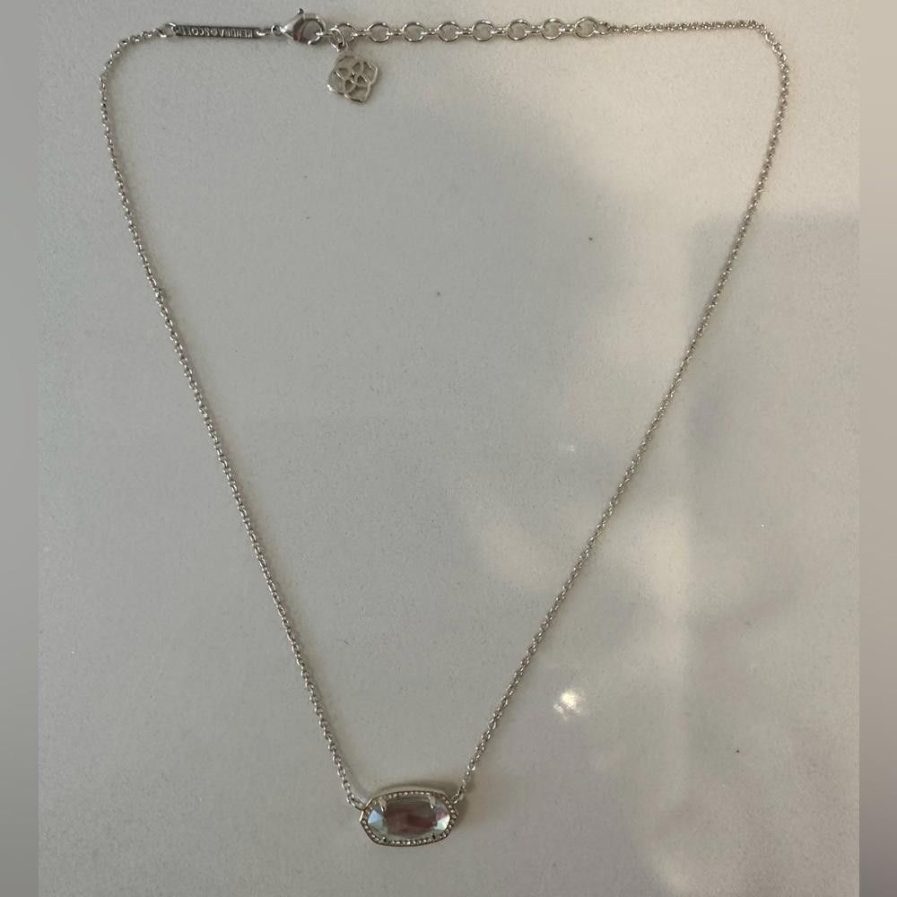 Kendra Scott Kendra Scott Elisa Dichroic Glass Gold Chain Necklace Size ONE SIZE - 3 Thumbnail
