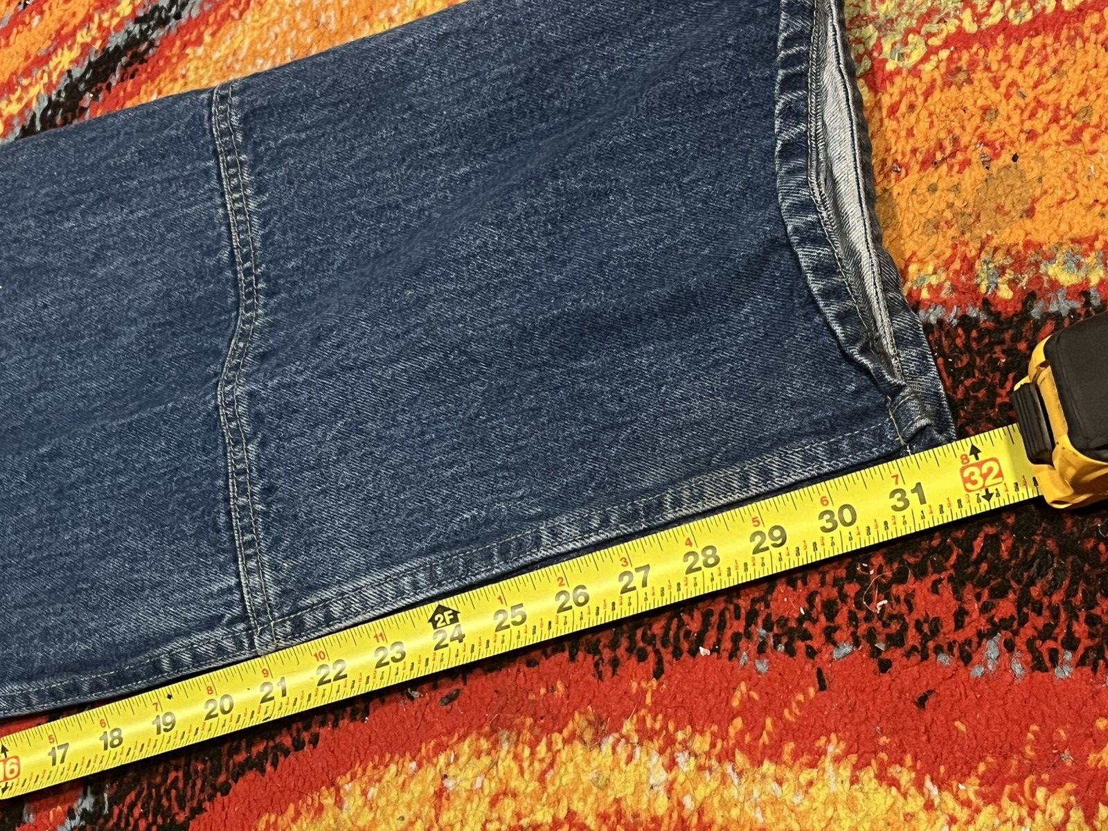 Vintage Vintage 90’s PurePlayaz Double Knees 34x32 Dark Wash Skaters Size US 34 / EU 50 - 7 Thumbnail