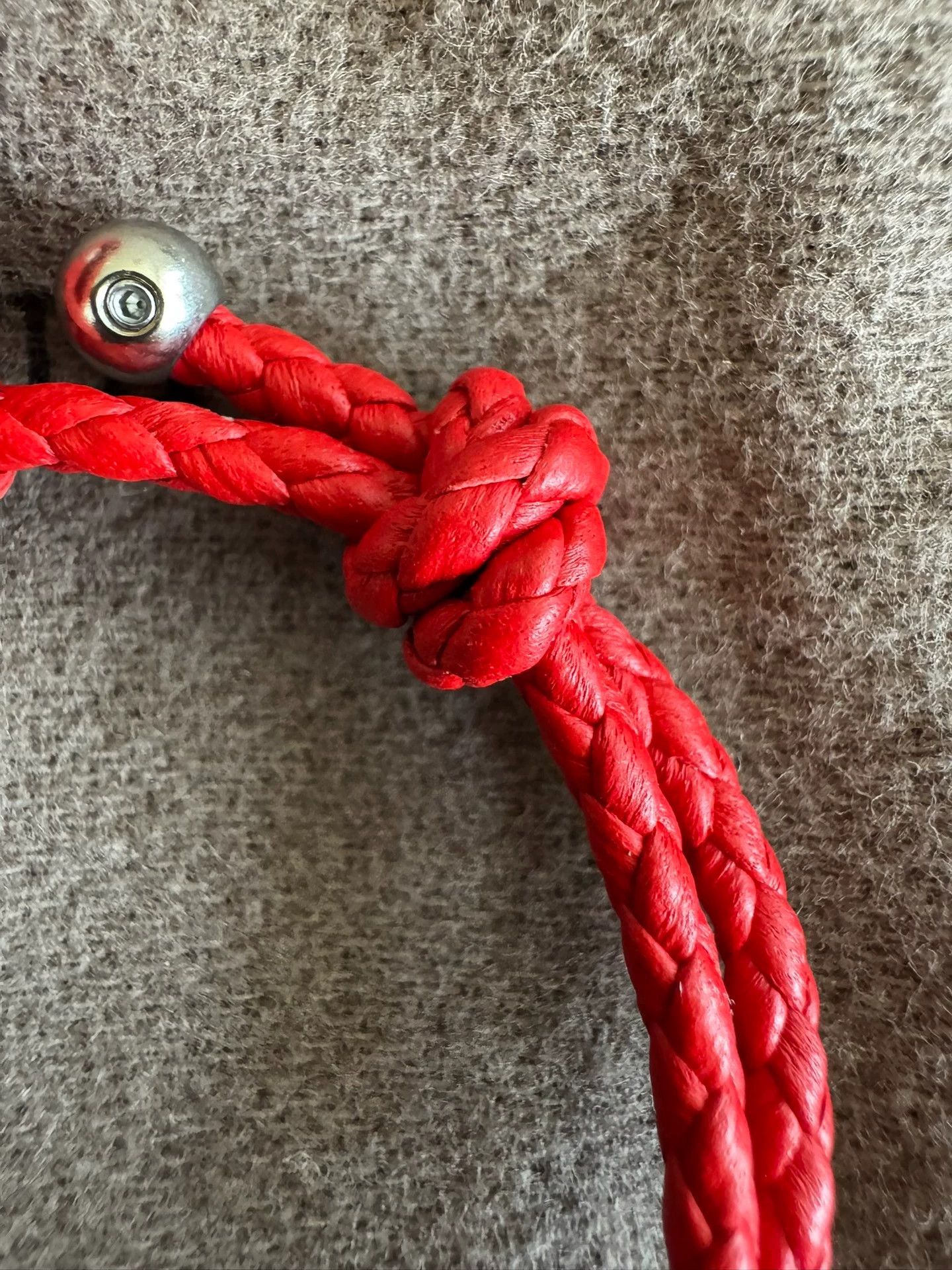 Bottega Veneta BV red unisex new with tags bracelet Size ONE SIZE - 6 Thumbnail