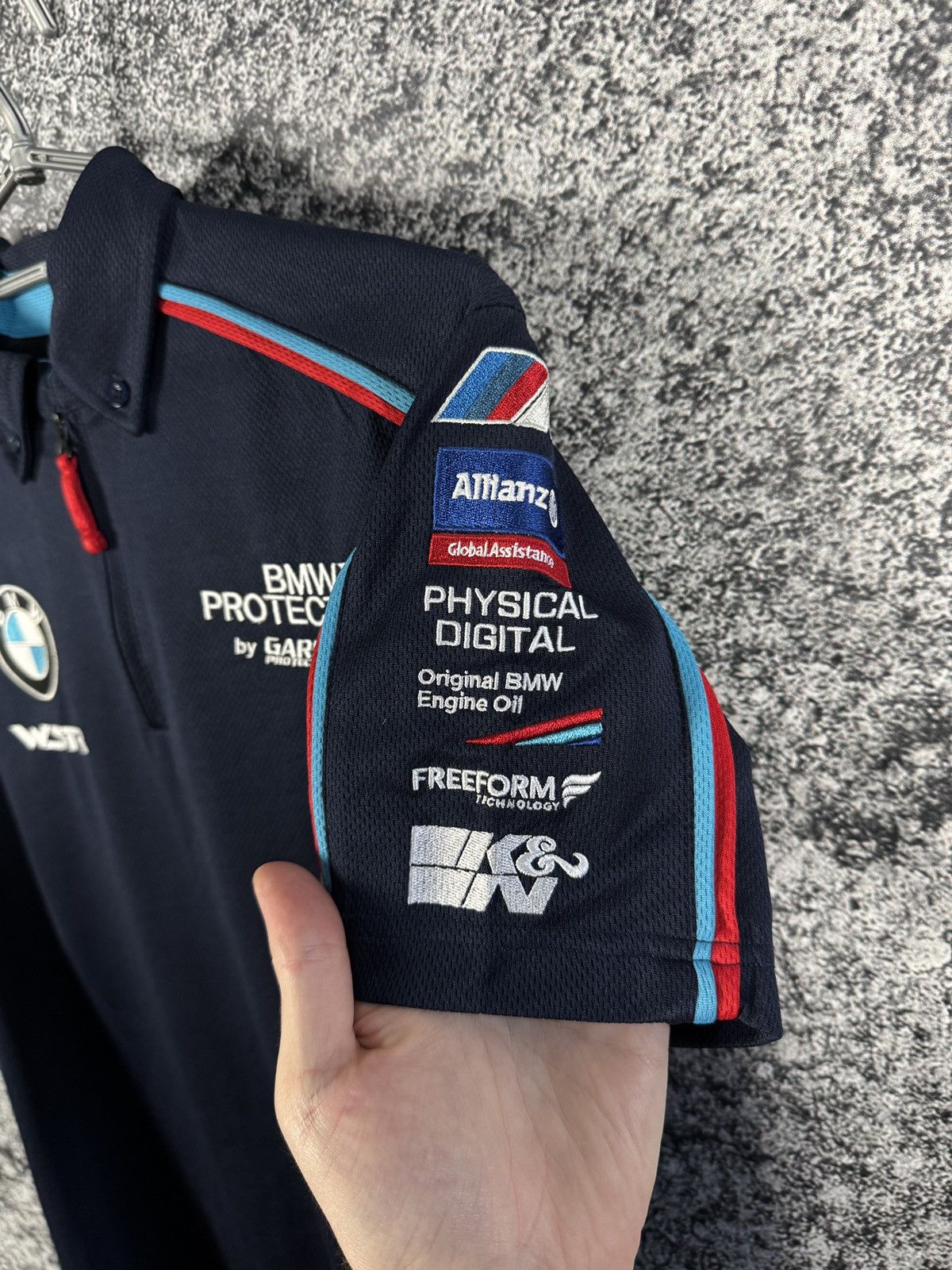 BMW Men’s WSR BMW Racing 1/4 Zip Polo Shirt Protect X Size S Size US S / EU 44-46 / 1 - 7 Thumbnail