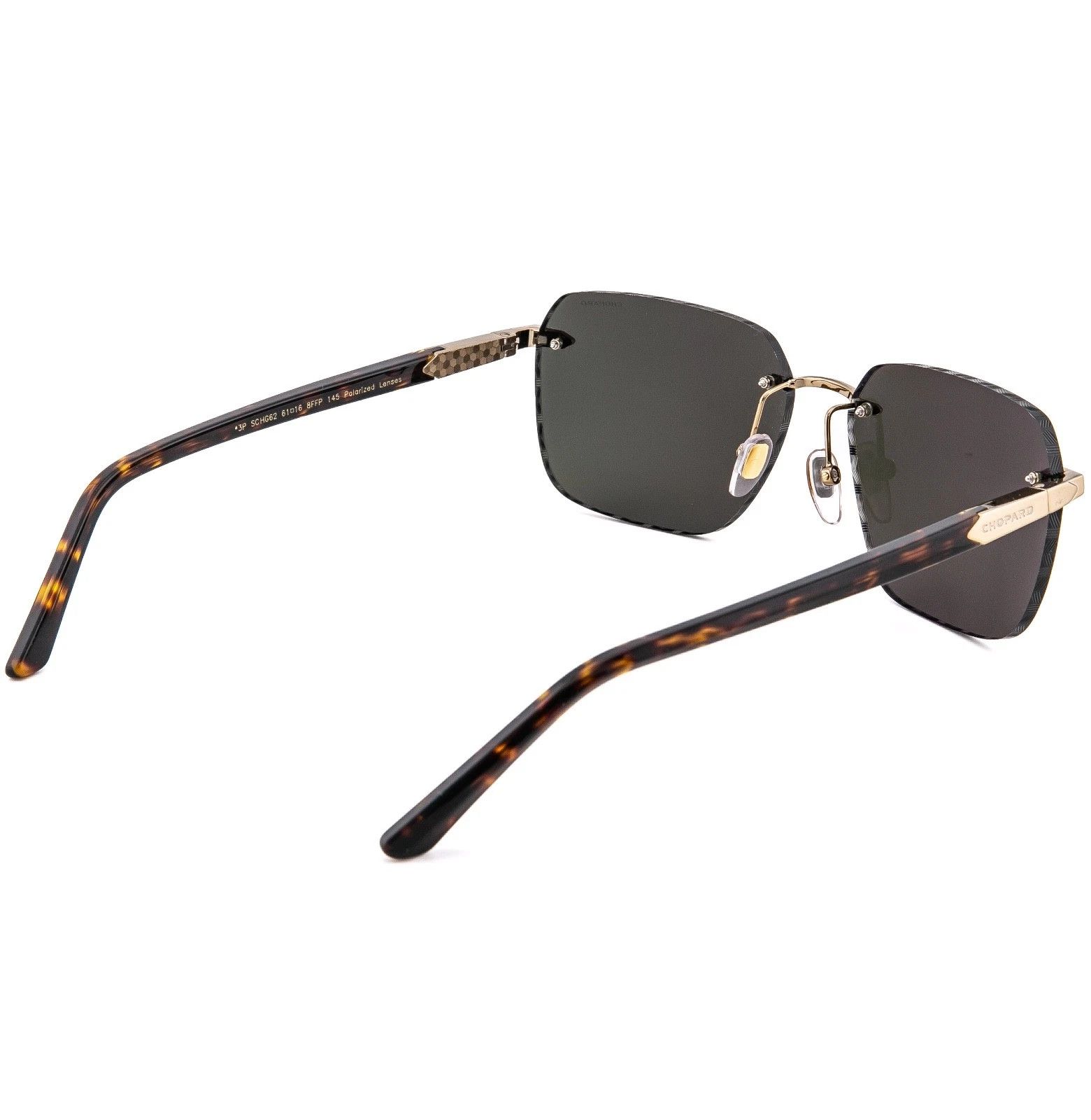 Chopard CHOPARD L.U.C. G62 Aviator Brown SCHG62 Rimless Sunglasses Size ONE SIZE - 5 Thumbnail