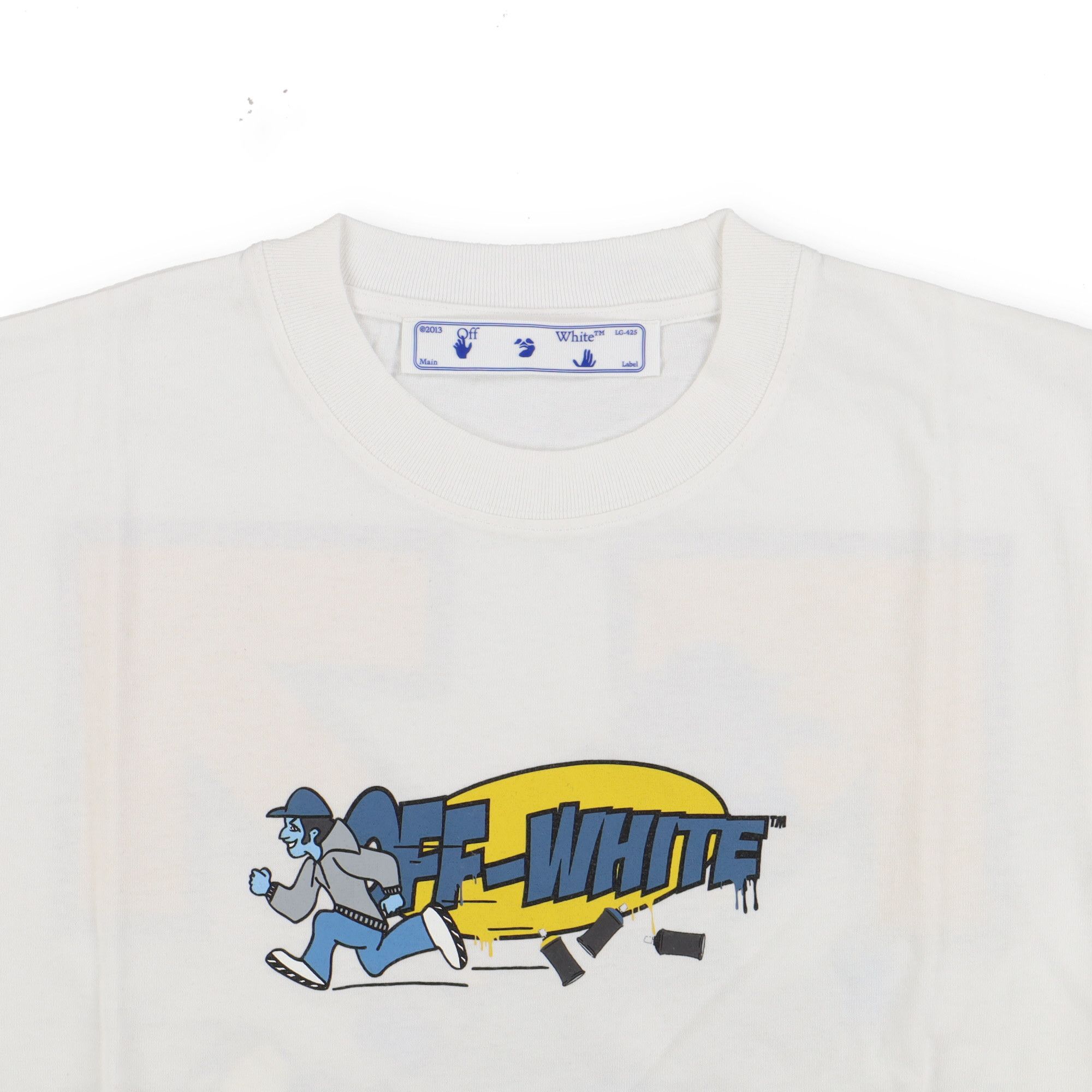 Off-White White B-Boy Arrows Logo T-Shirt Size US S / EU 44-46 / 1 - 7 Thumbnail