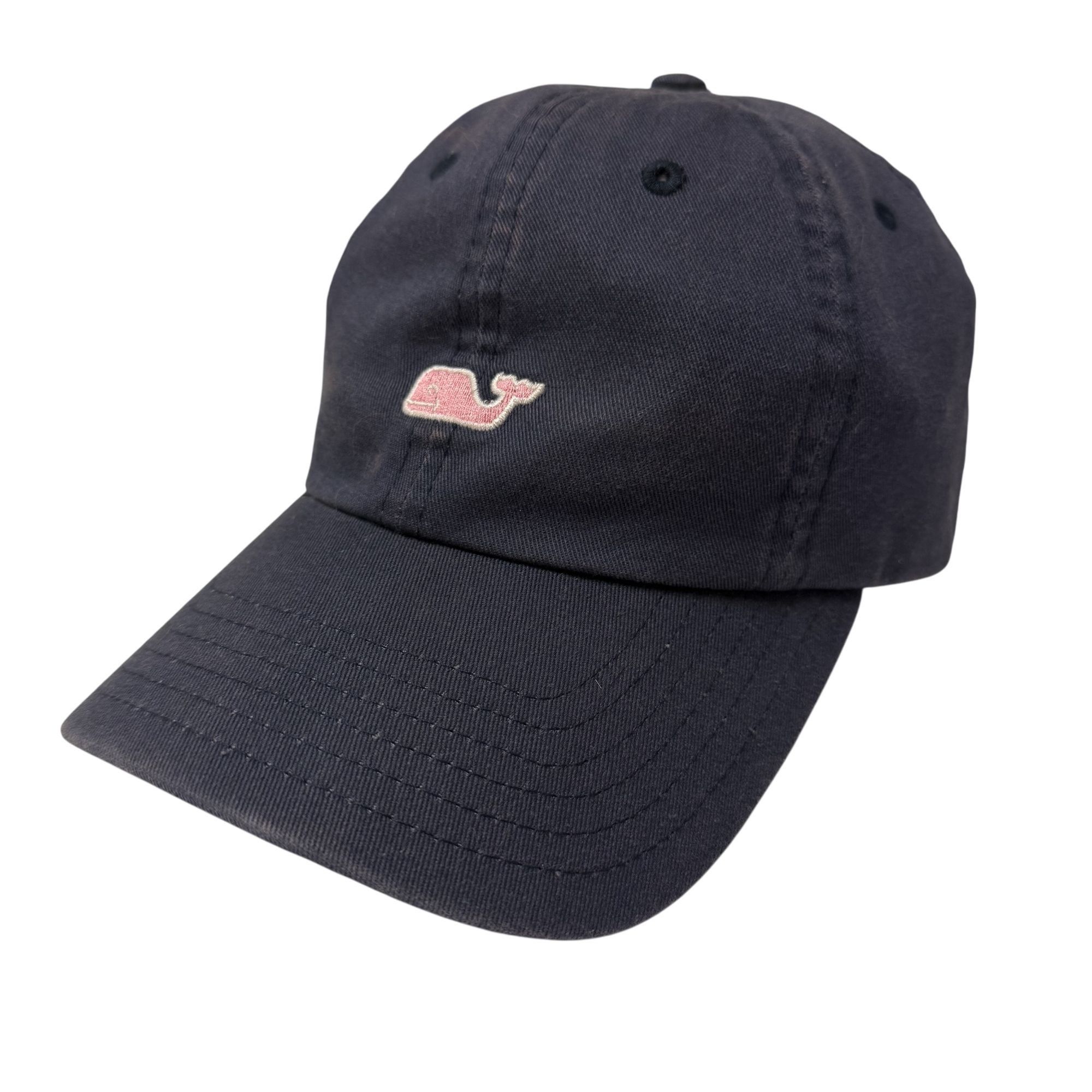 Vineyard Vines Vtg Vineyard Vines Hat Embroidered Pink Whale LOGO Cap Size ONE SIZE - 1 Thumbnail