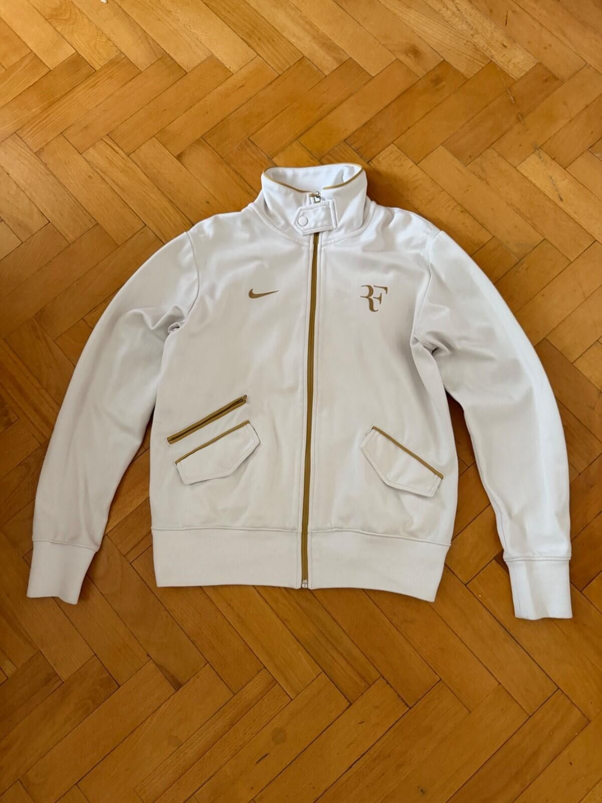 Nike Nike RF Roger Federer Wimbledon 2010 Jacket White Track Top Size US M / EU 48-50 / 2 - 1 Thumbnail