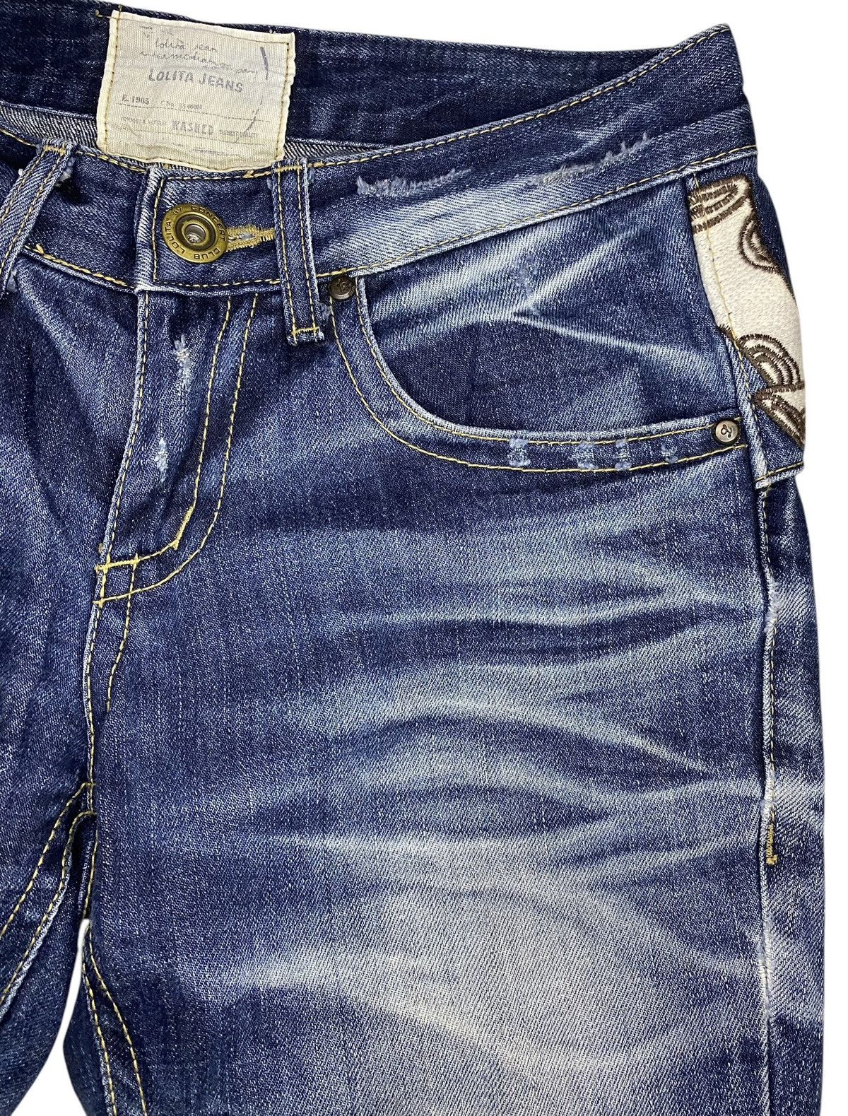 Japanese Brand Distressed Yoshitomo Nara x Lolita Jeans Size US 29 - 7 Thumbnail