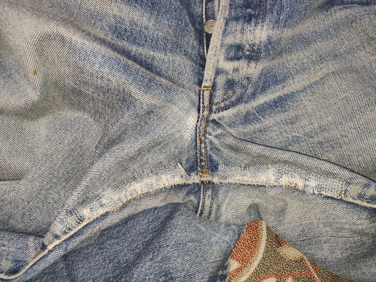 Levi's 60's Vtg Levis 501 Button No6 Selvedge Redline Size US 31 - 15 Thumbnail