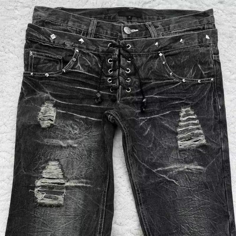 Japanese Brand × Jean Grunge Denim Pant Size US 34 / EU 50 - 2 Thumbnail