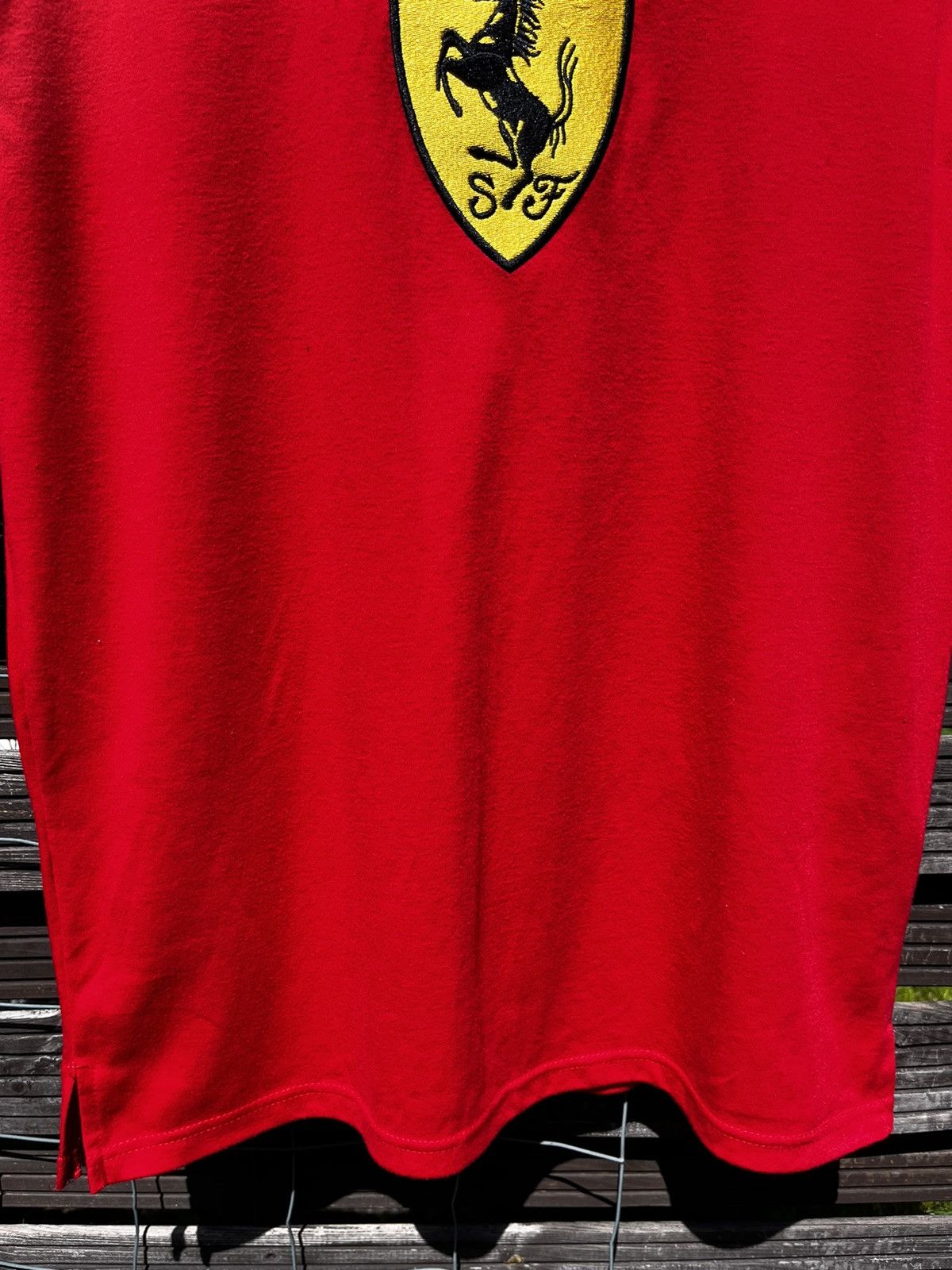 Vintage 🏎️ VINTAGE FERRARI F1 BIG LOGO NASCAR RACING STREETWEAR POLO Size US XXL / EU 58 / 5 - 9 Thumbnail