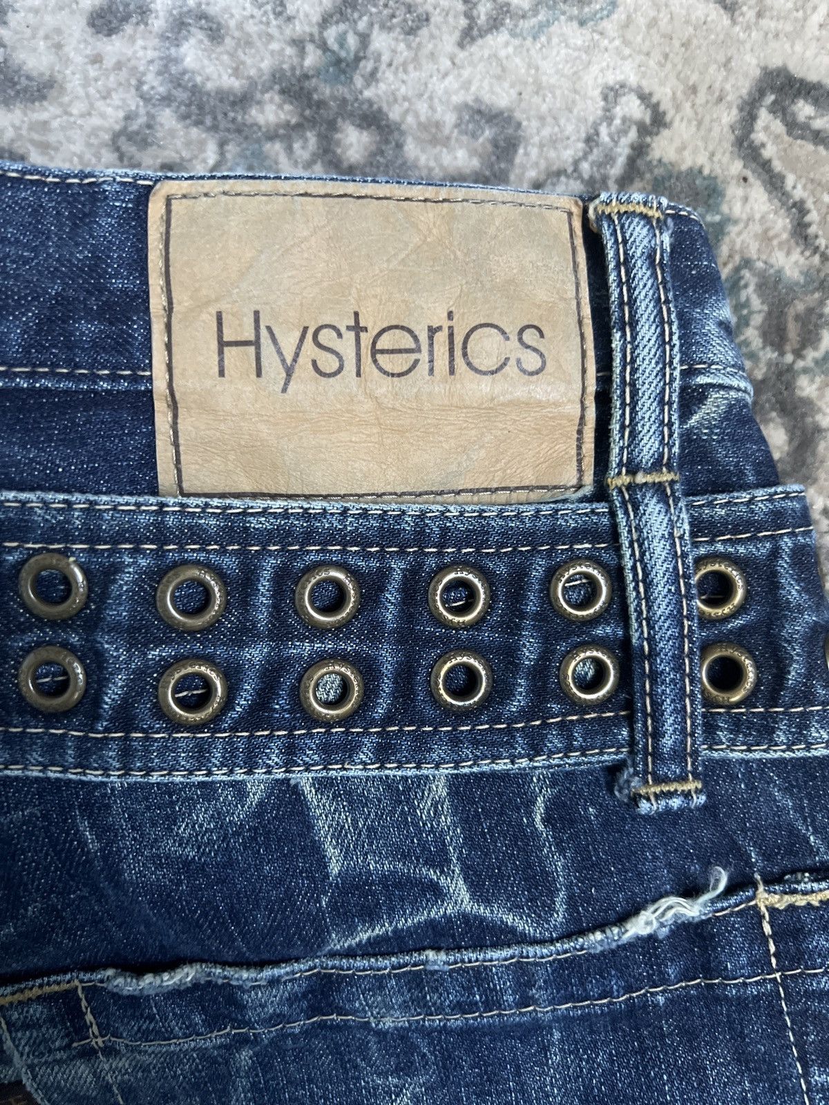 Hysteric Glamour Belted Bush Flare Jeans Size US 28 / EU 44 - 3 Thumbnail