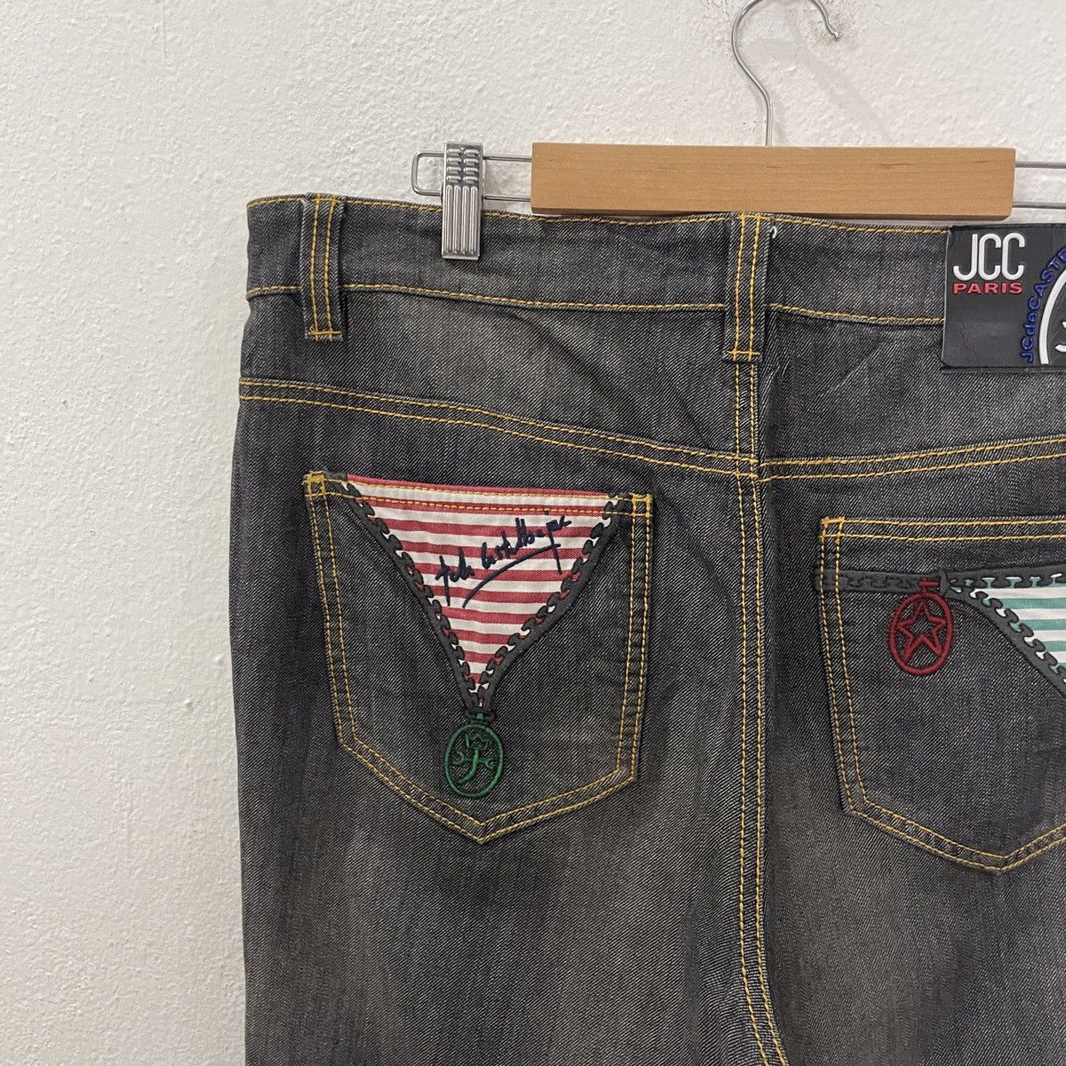 Jean Charles De Castelbajac Vintage Castelbajac Denim Jeans Size US 36 / EU 52 - 9 Thumbnail