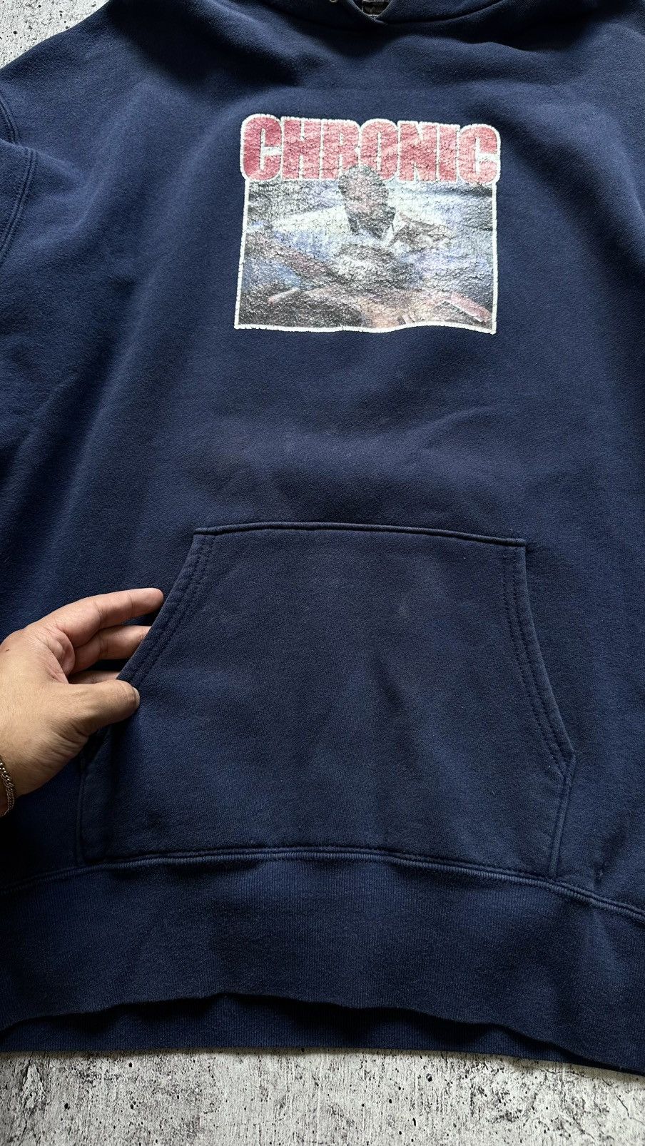 Band Tees 1992 SNOOP DOGG CHRONIC DR. DRE VINTAGE USA HOODIE Size US XL / EU 56 / 4 - 6 Thumbnail