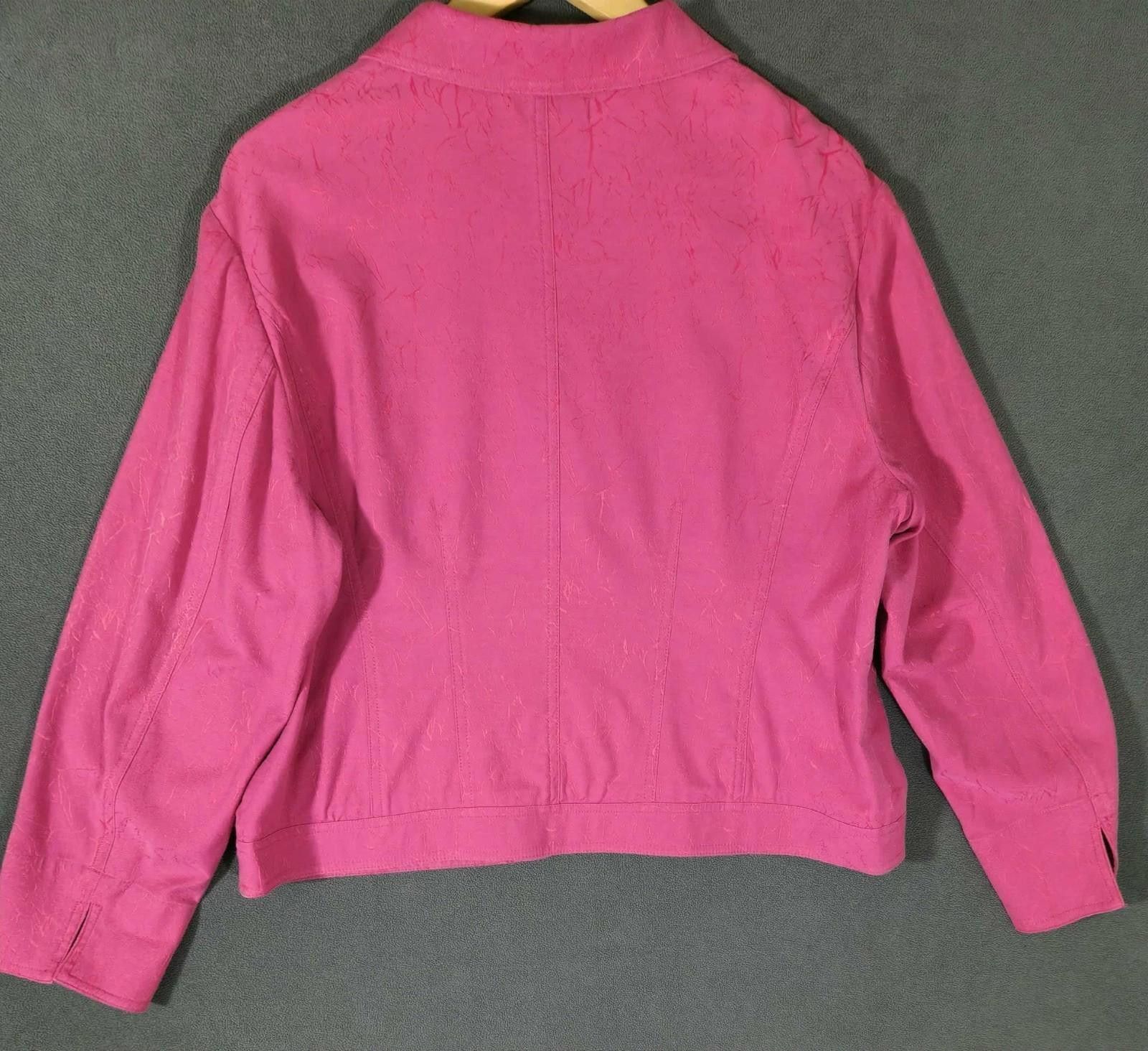 Coldwater Creek Coldwater Creek Women’s Blazer Jacket Pink Button Petite #3 Size XL / US 12-14 / IT 48-50 - 6 Thumbnail